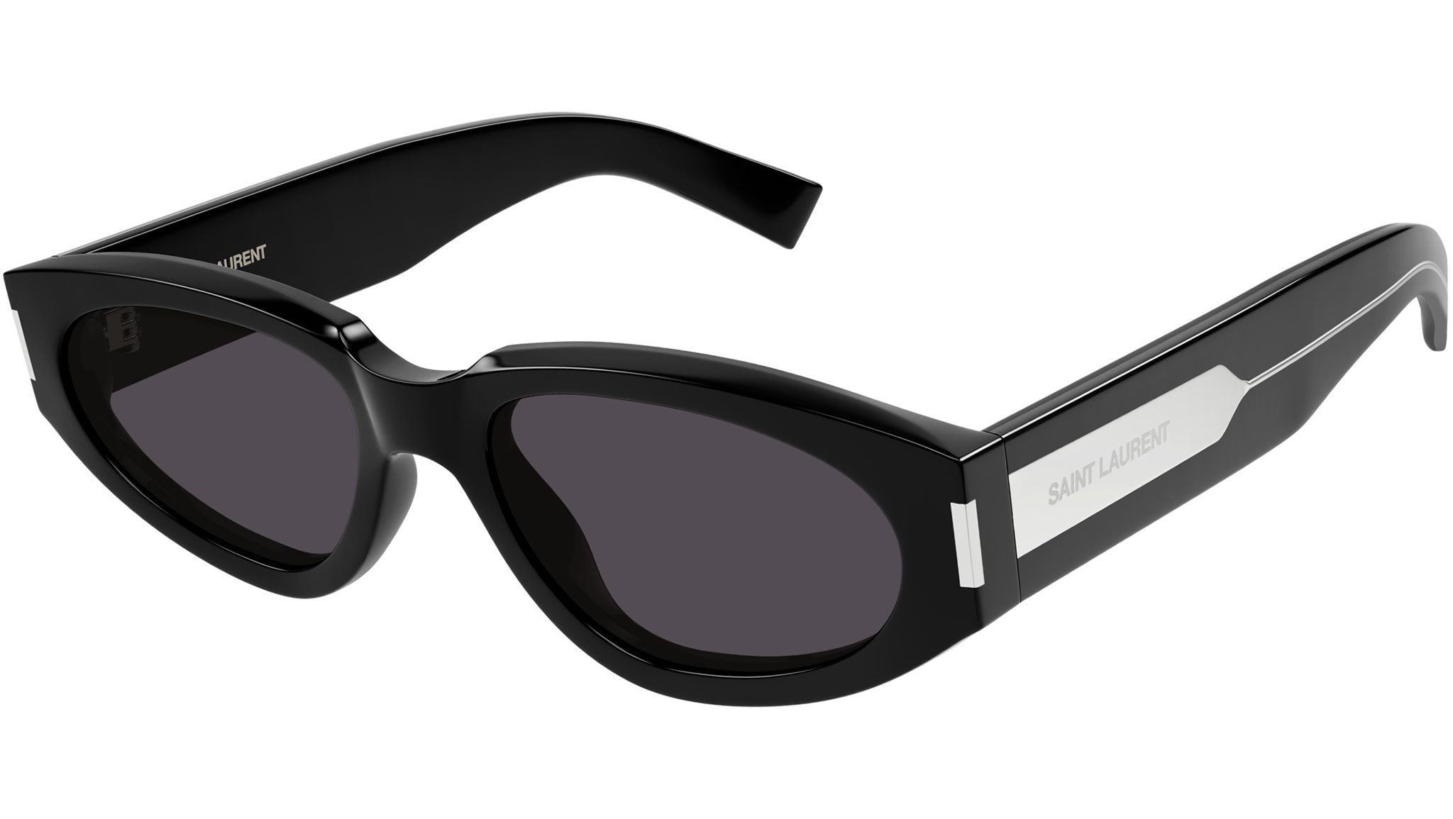 Saint Laurent SL 618 Sunglasses 001 Shiny Black - eye-oo.com