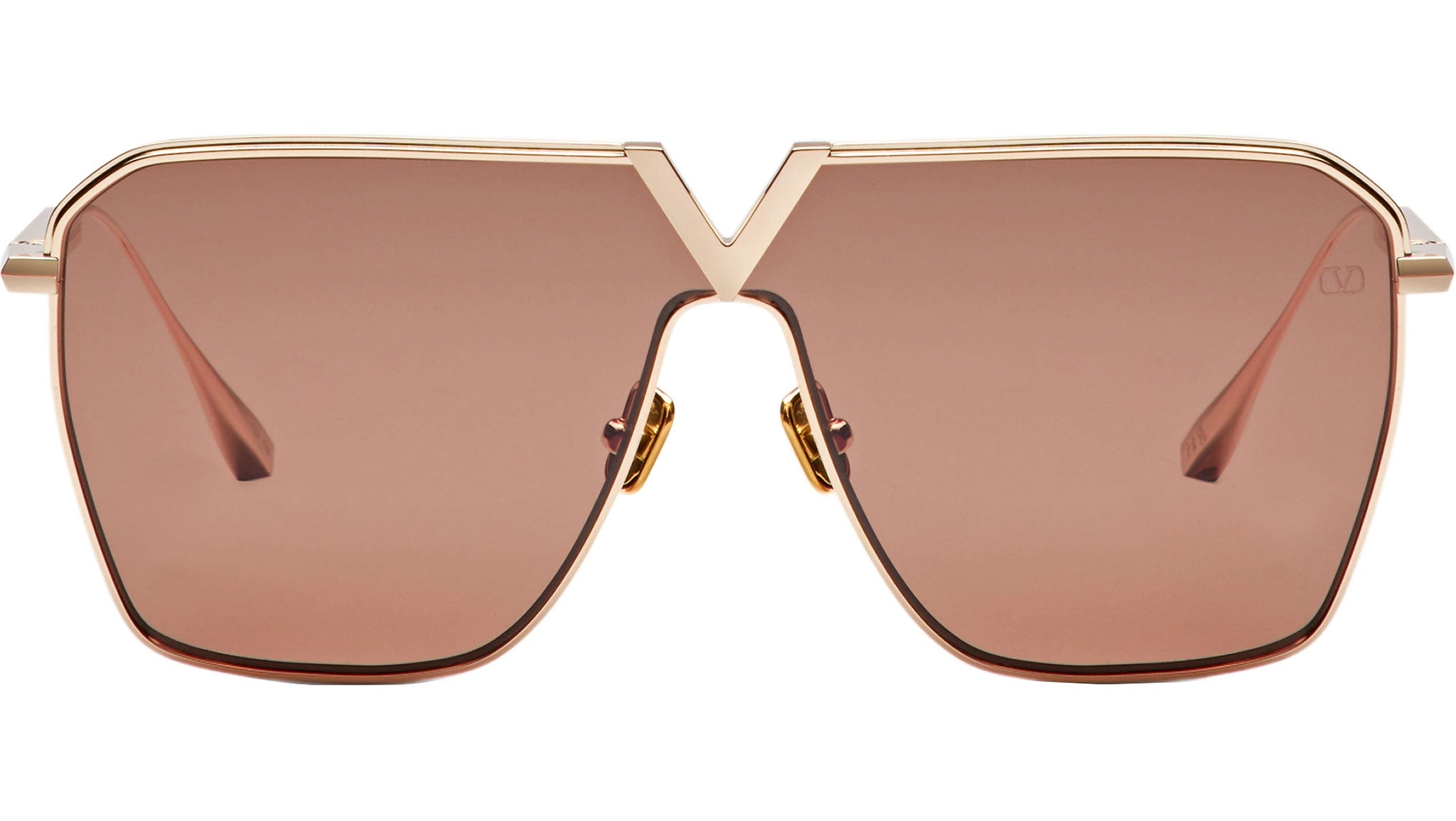 Valentino VLS-137B Sunglasses GLD Light Gold - eye-oo.com