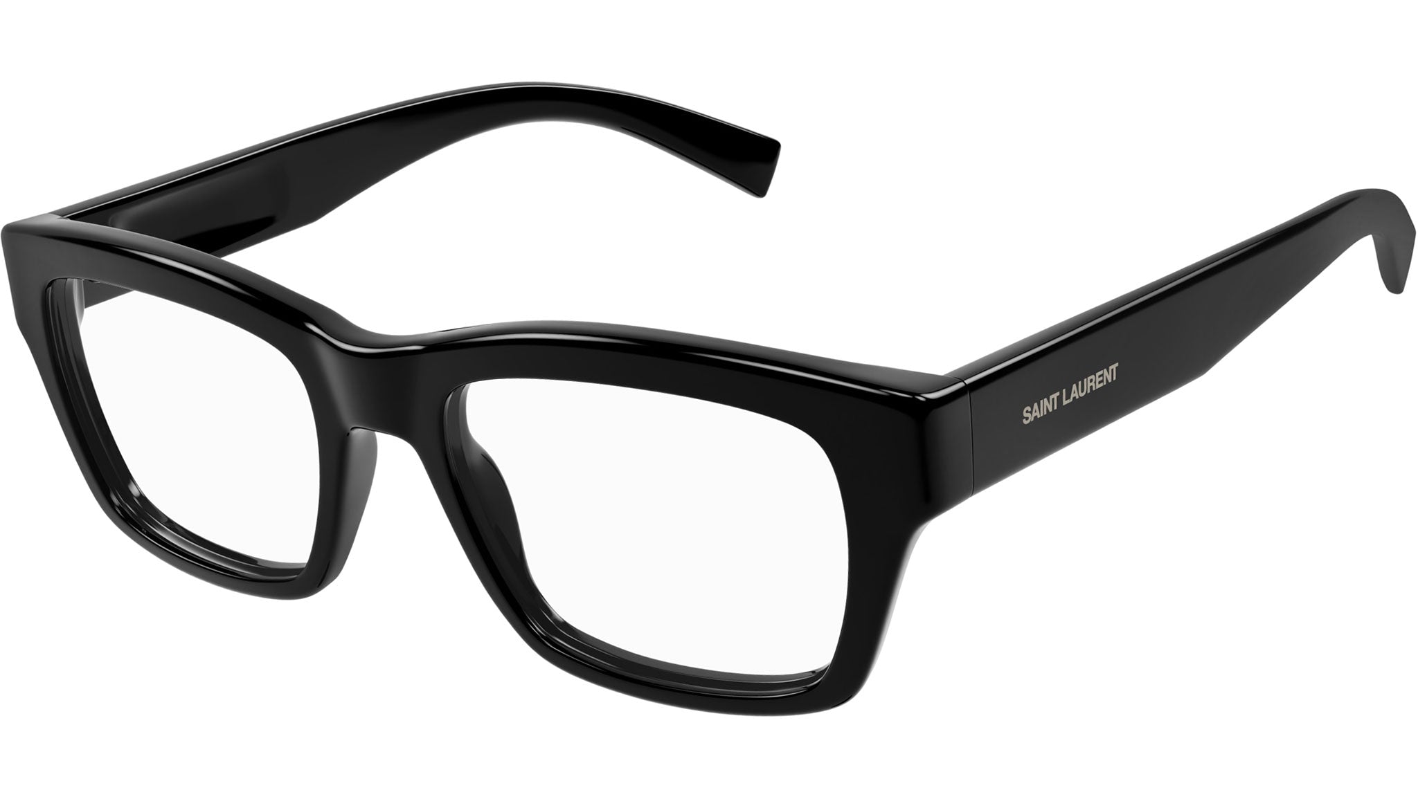 【最終価格】SAINT LAURENT PARIS 15aw L00 44 Saint Laurent SL 616 Eyeglasses 001 Shiny Black - eye-oo.com