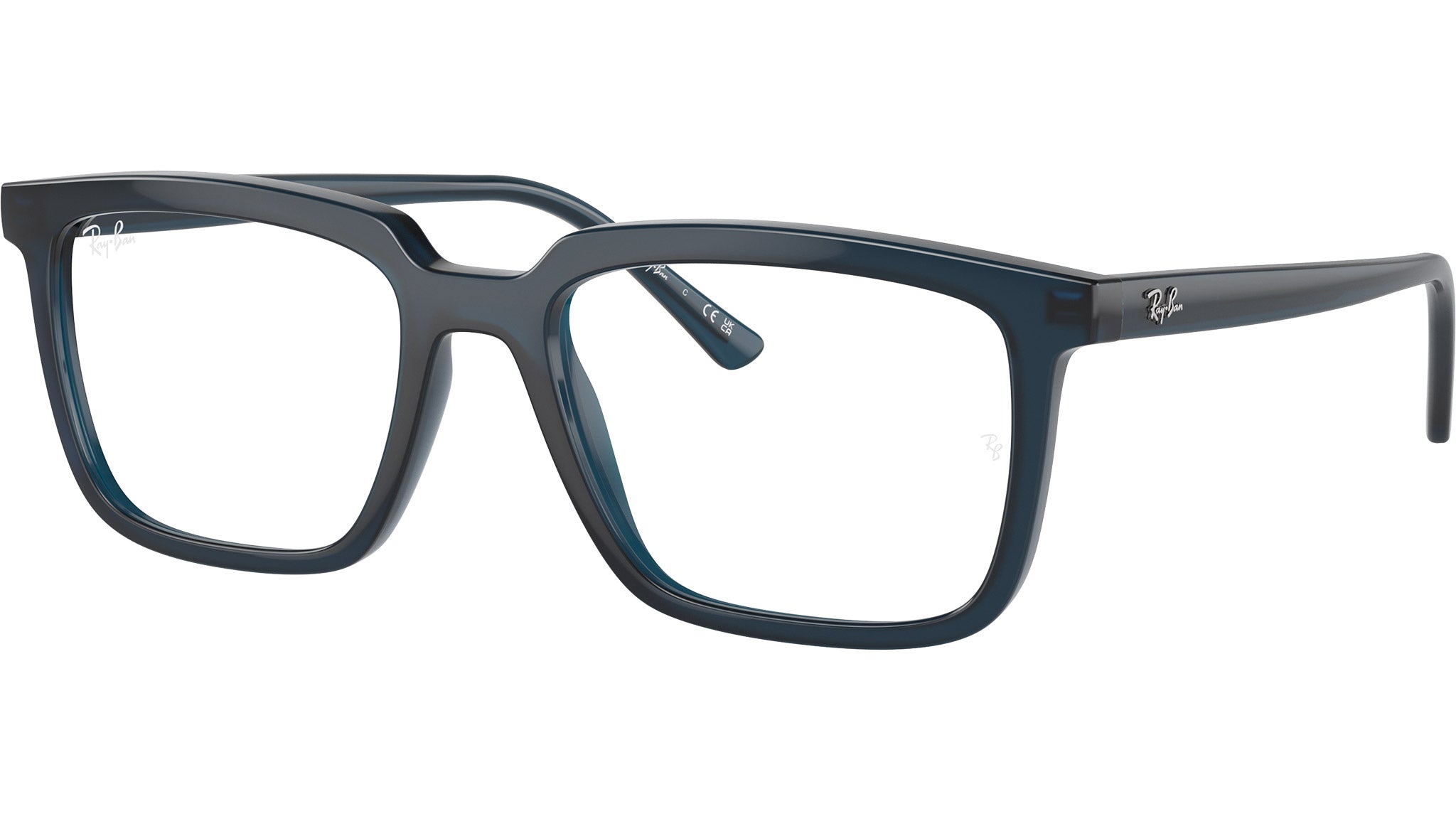 Alain RB7239 Ray-Ban Glasses 8256 Opal Dark Blue - eye-oo.com