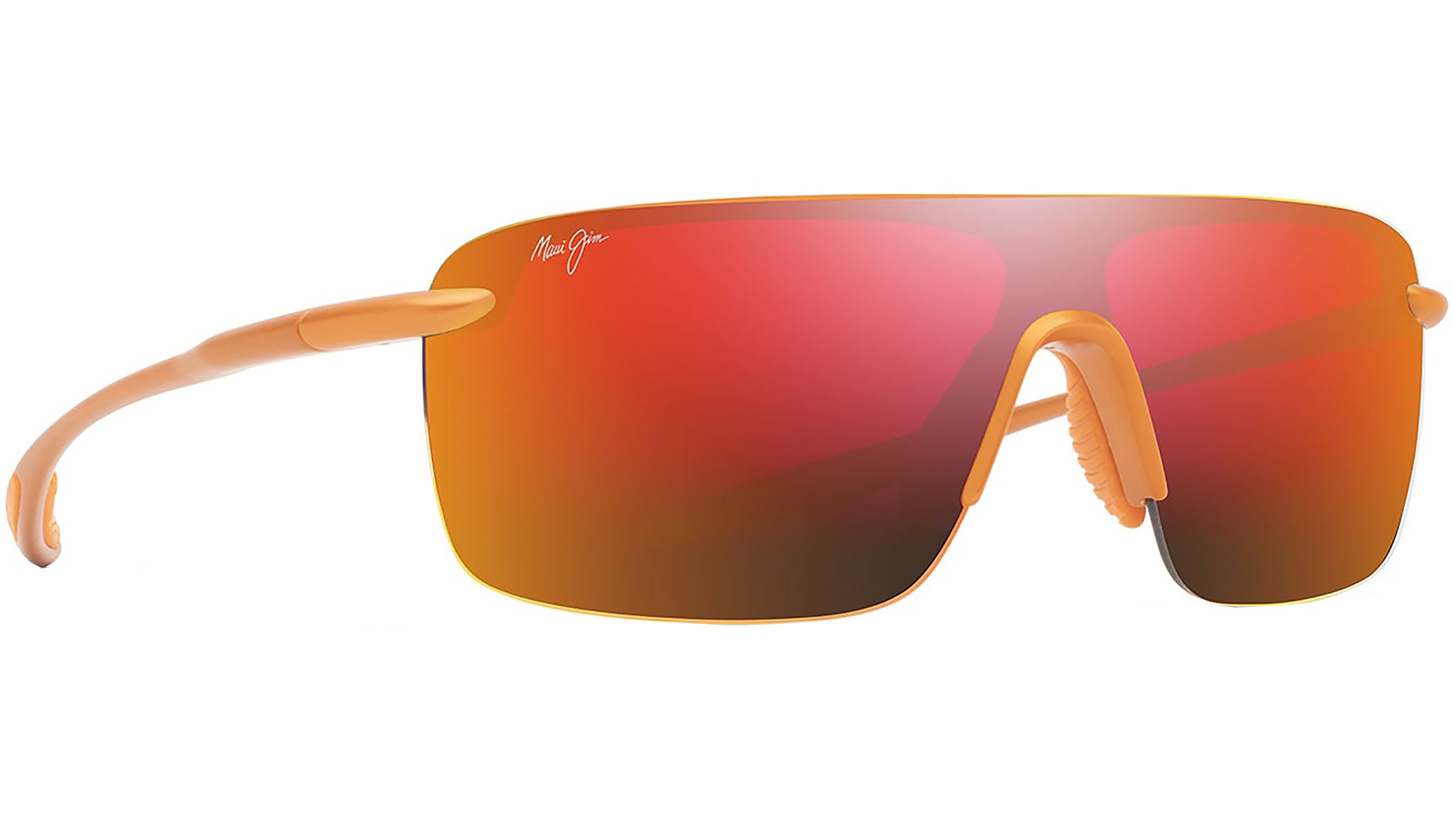 Maui Jim Palulu RM680 29 Sunglasses Metal Matte Orange Polarized