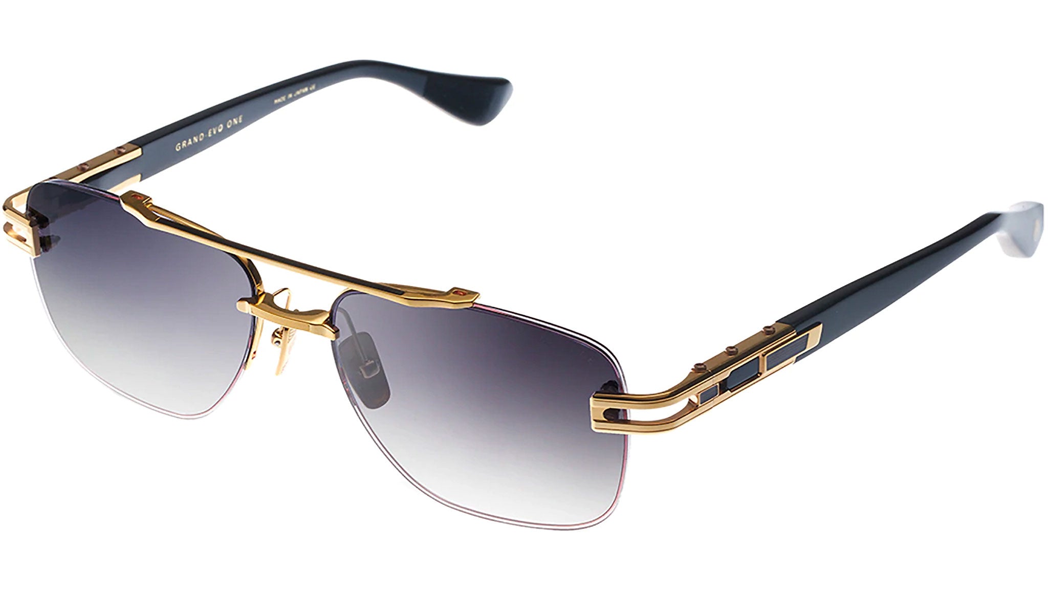 Dita Grand-Evo One DTS138 Sunglasses 01 Yellow Gold Black - eye-oo.com