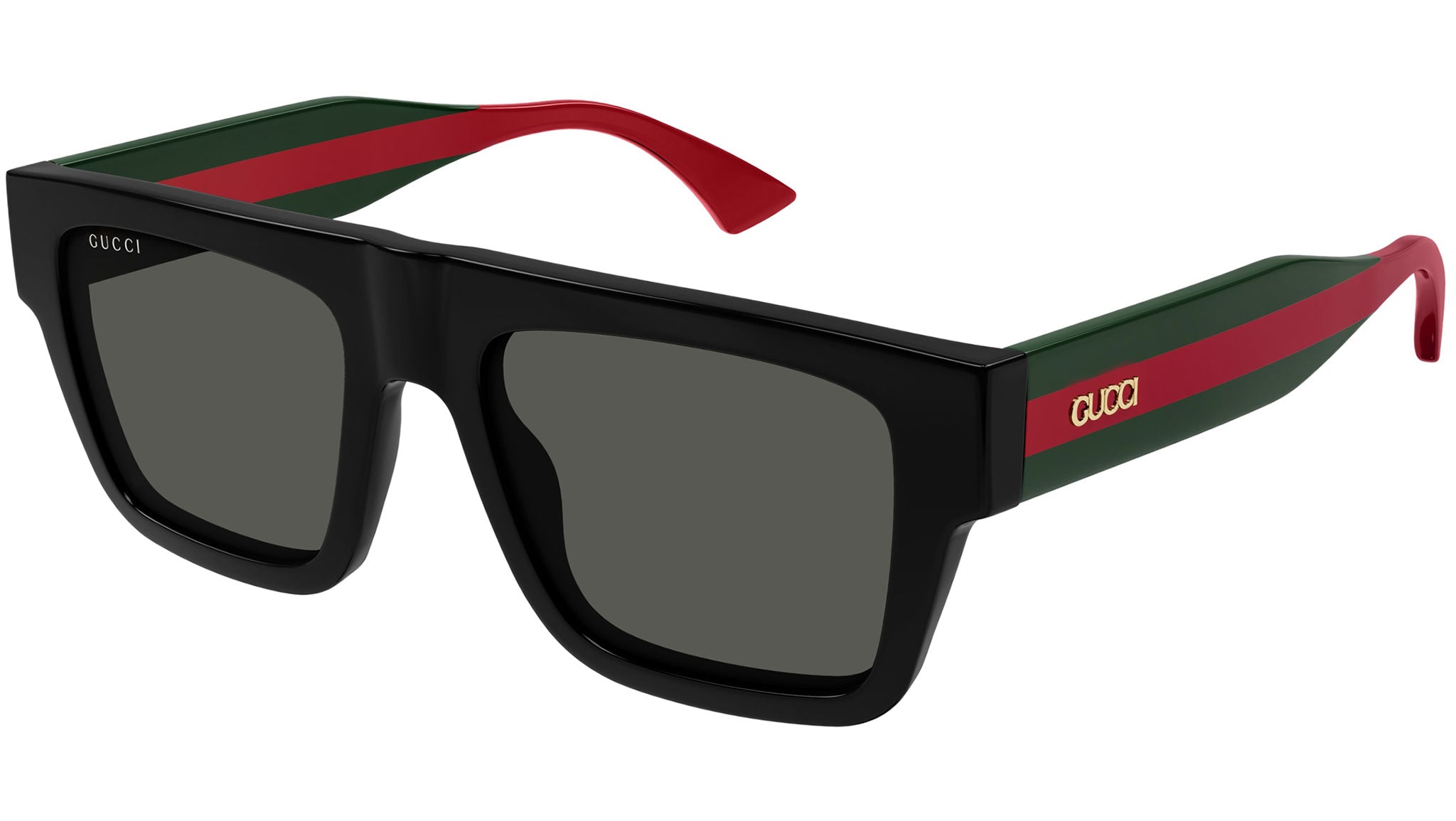 Gucci GG1868S 001 Rectangular Sunglasses Solid Black