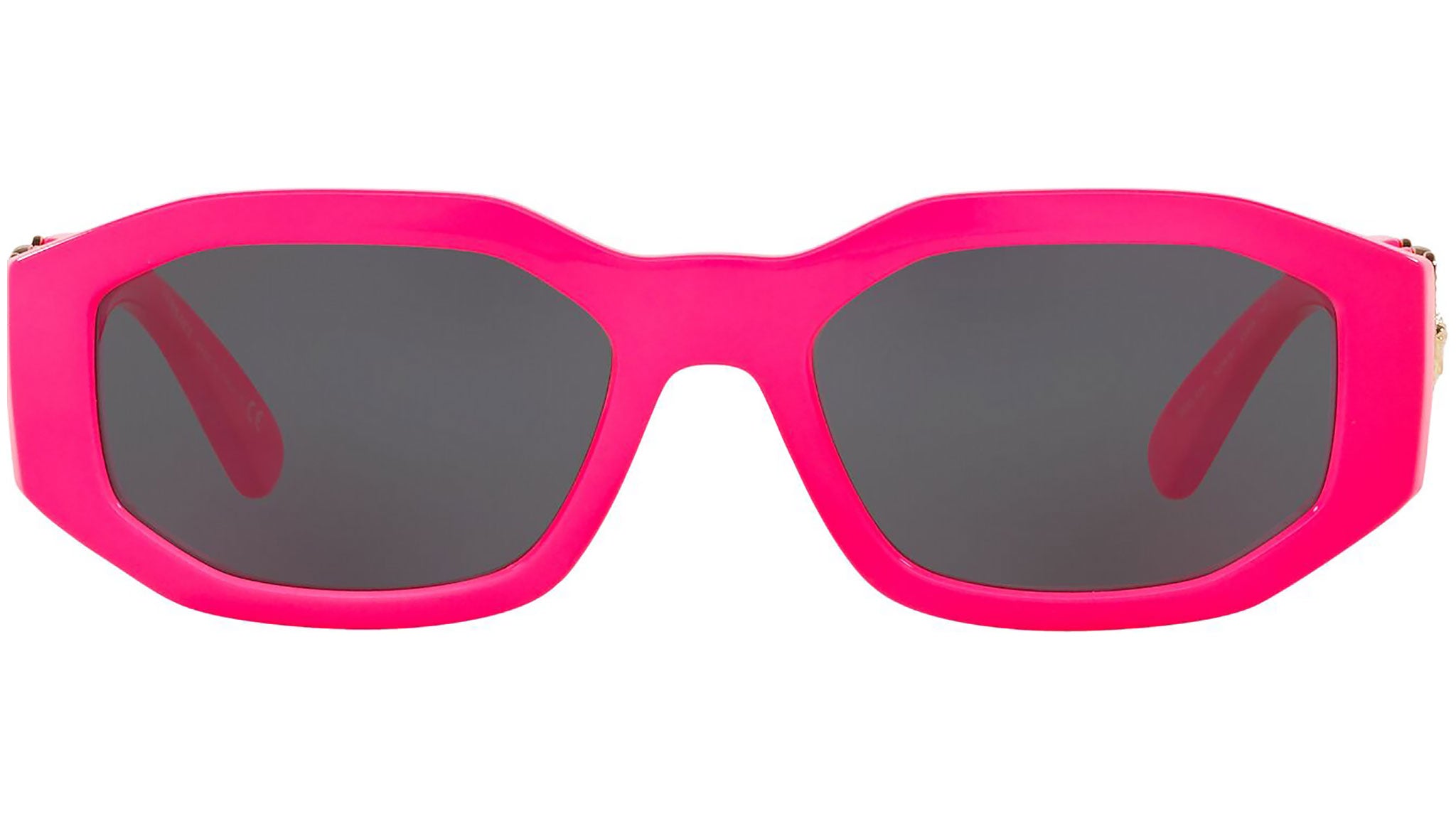 Versace Sunglasses VE4361 Pink Biggie Sunglasses Fuxia Fluo Medusa Rectangle Medusa biggie sunglasses Versace Pink in Plastic - 46569750 main image 2