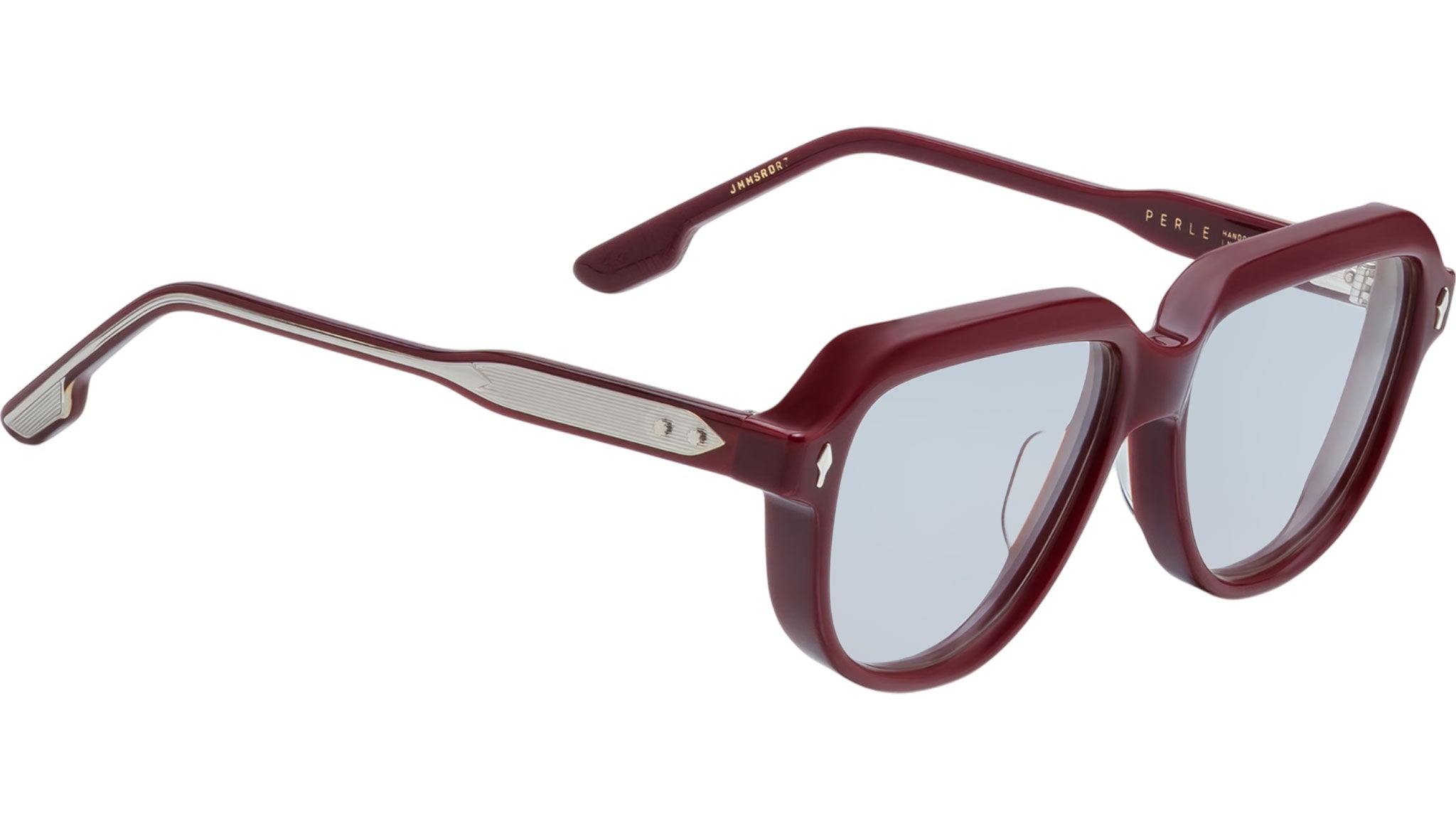 Jacques Marie Mage Perle Bordeaux Empire RX Optical Frame JMMSRDRX