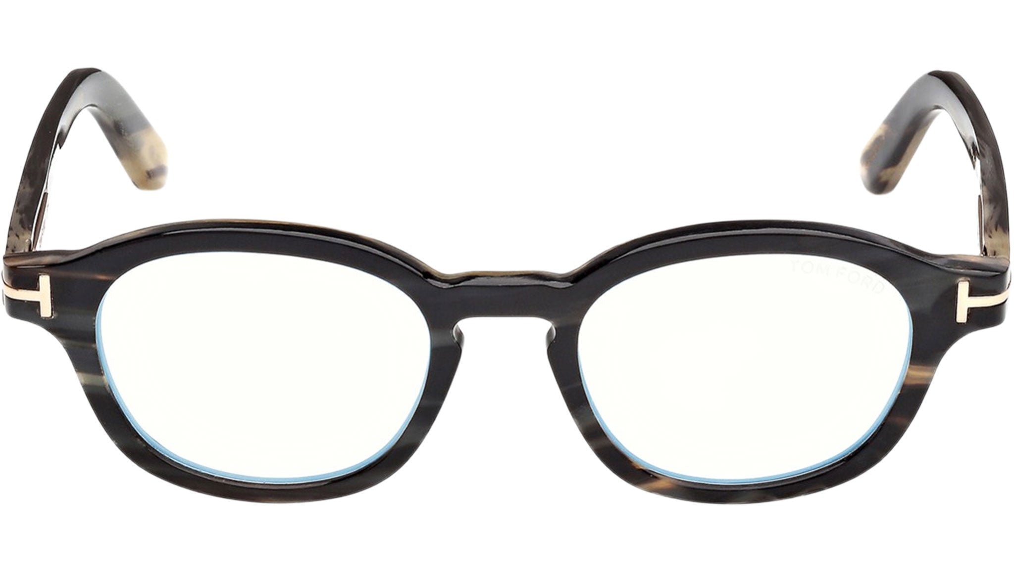 Tom Ford FT6145-B-P Glasses 064 Striped Black Horn - eye-oo.com