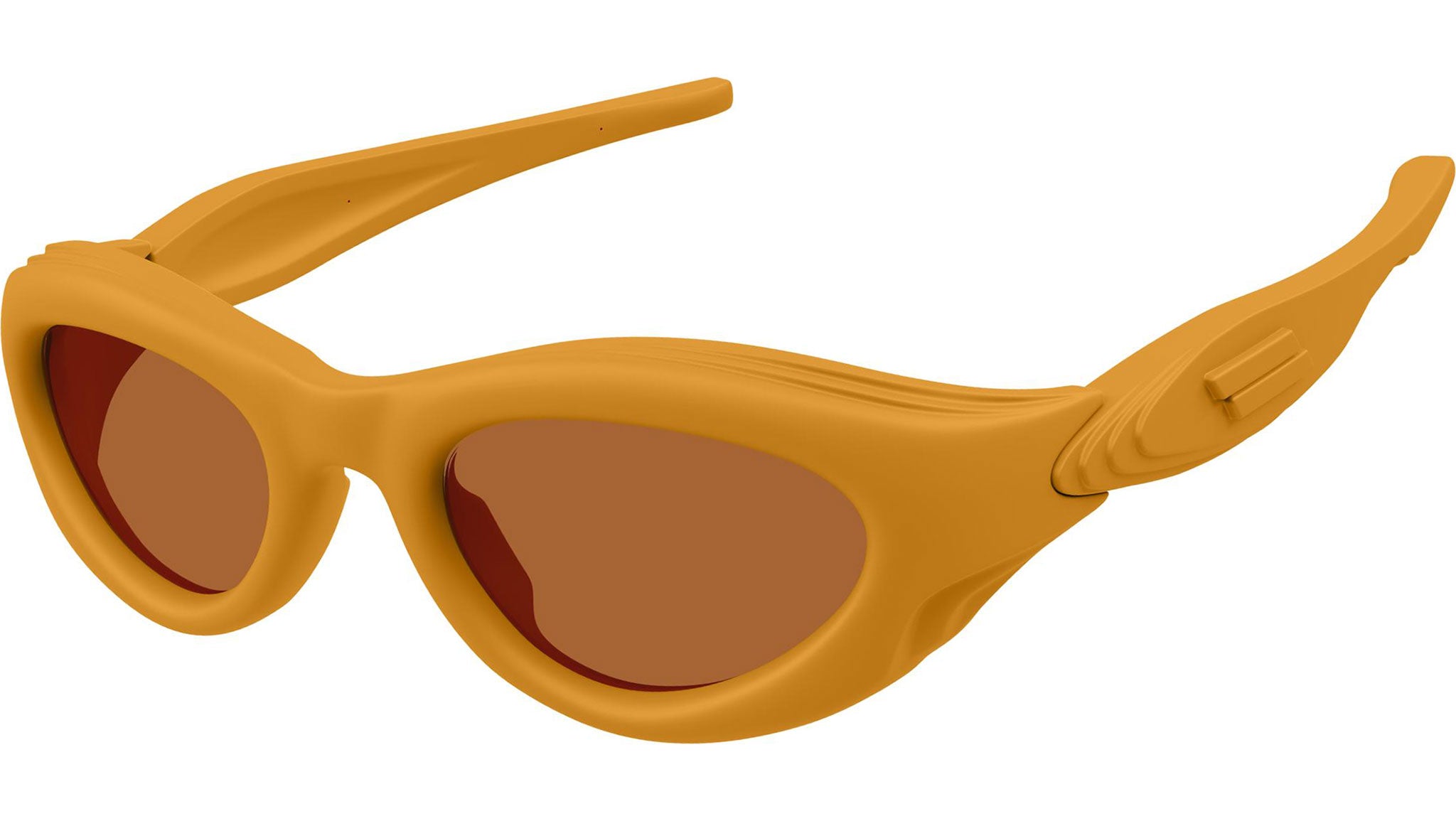 Bottega Veneta BV1162S 004 Matte Orange Sunglasses - eye-oo.com
