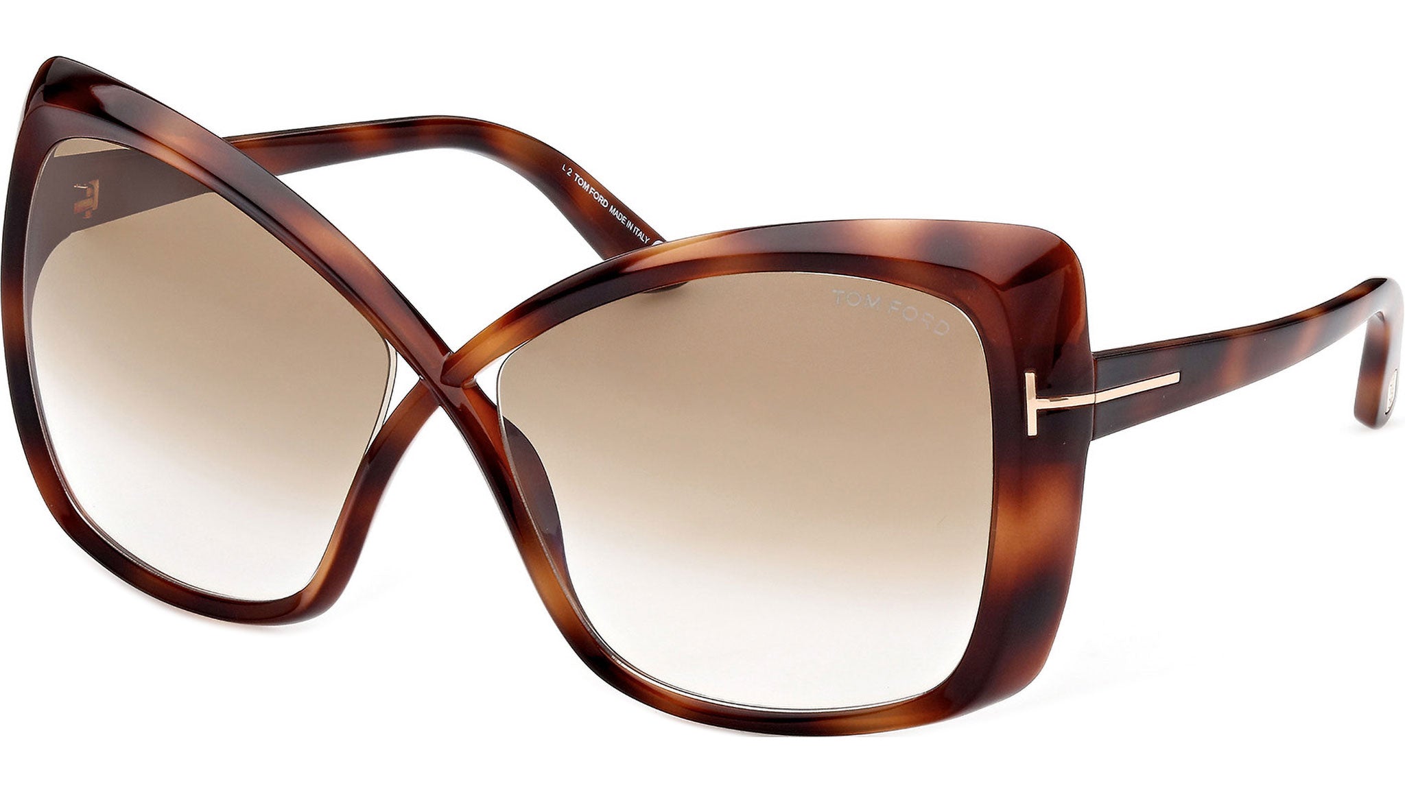 Tom Ford Jasmin Sunglasses FT0943 53F Classic Havana - eye  display picture 2
