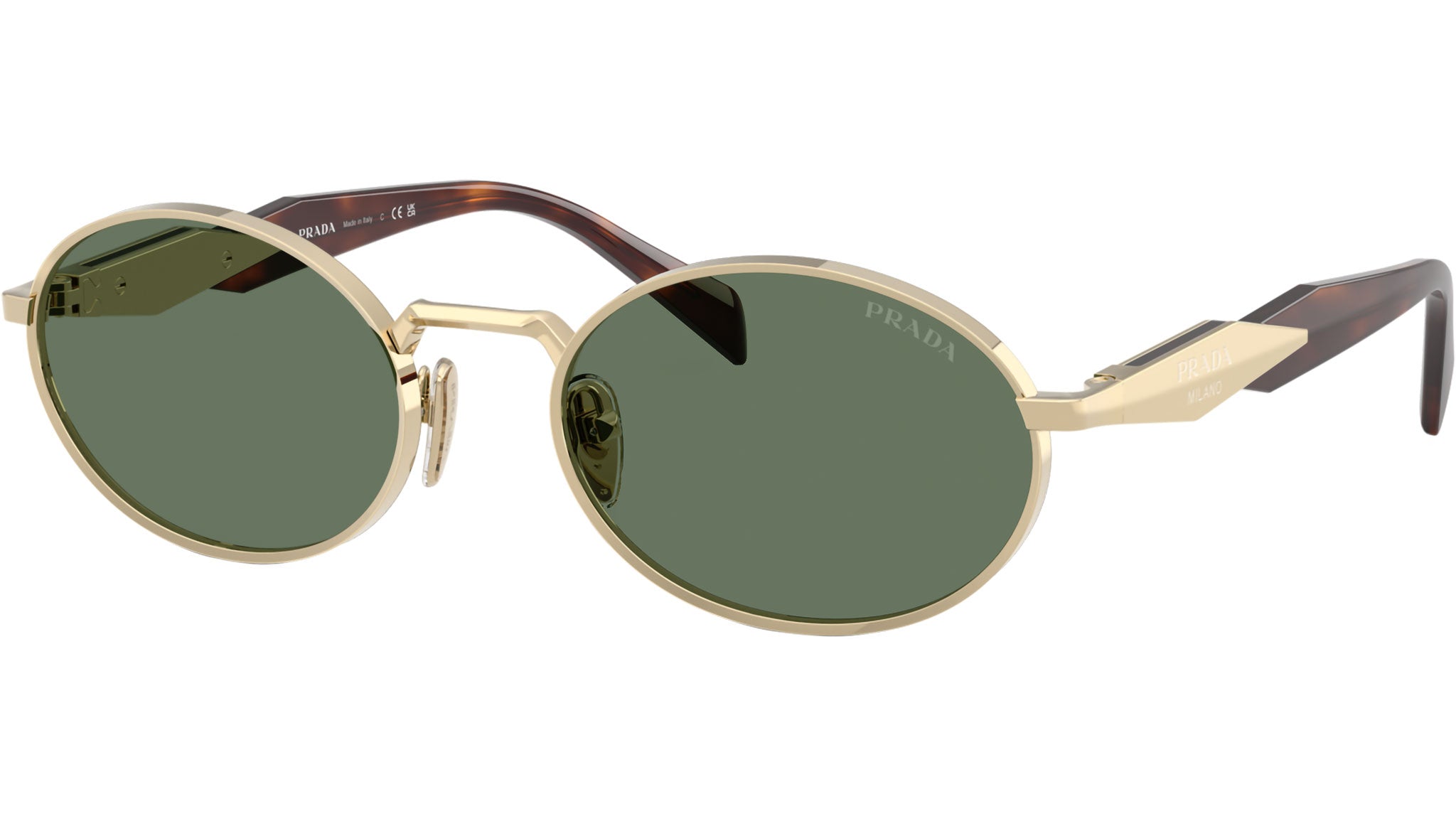 PR 65ZS Prada Sunglasses ZVN70L Pale Gold - eye-oo.com