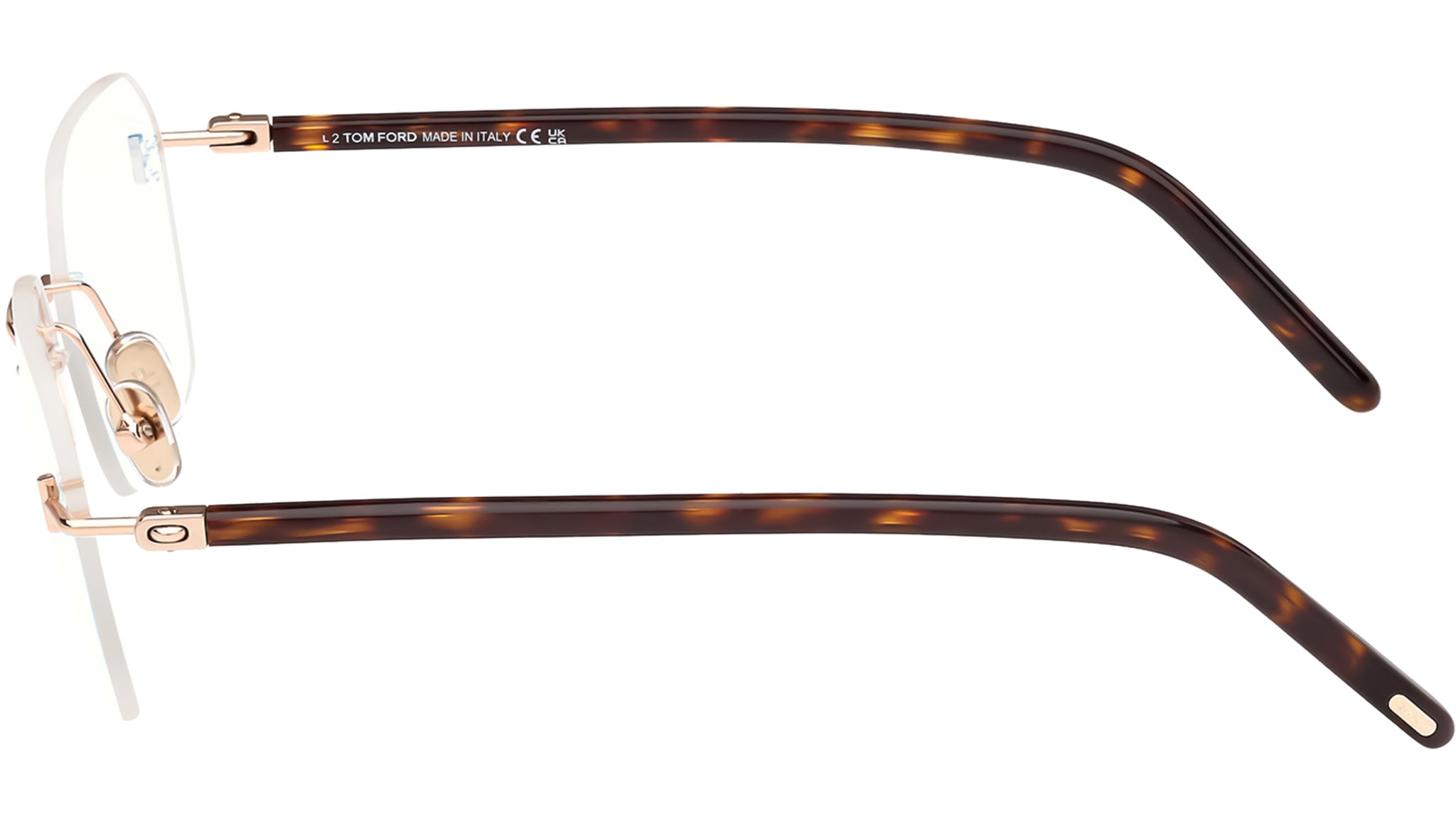 Tom Ford FT5934-B Optical Frame 028 Shiny Rose Gold - eye-oo.com display picture 3