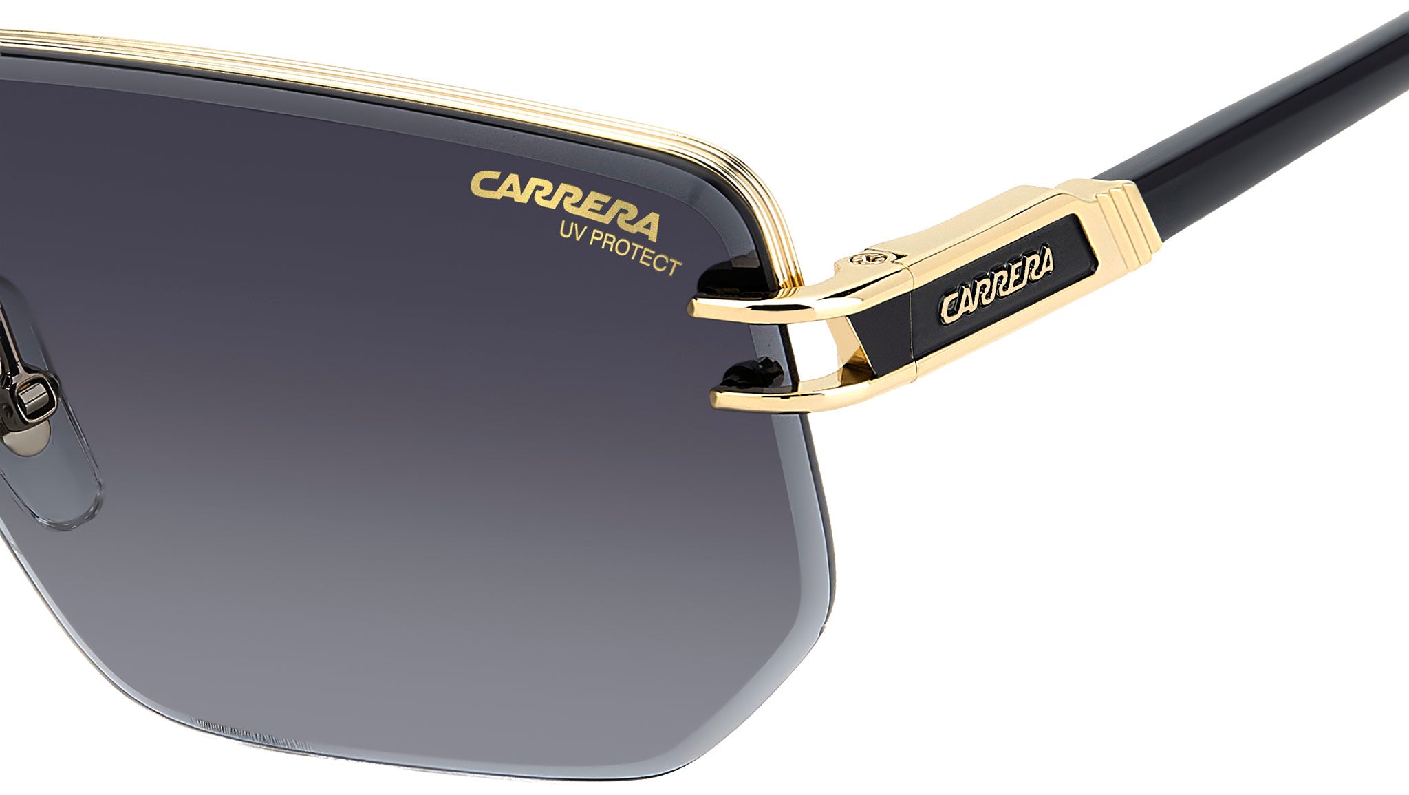NEW Carrera Gold Frame Sunglasses with Dark Gradient Lenses 6f46e660-87d5-4566-8019-  main image 2