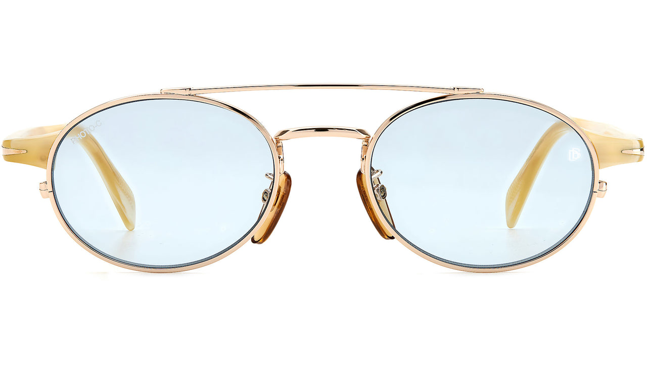 DB 1042/S Gold Beige Horn Azure Photocromatic