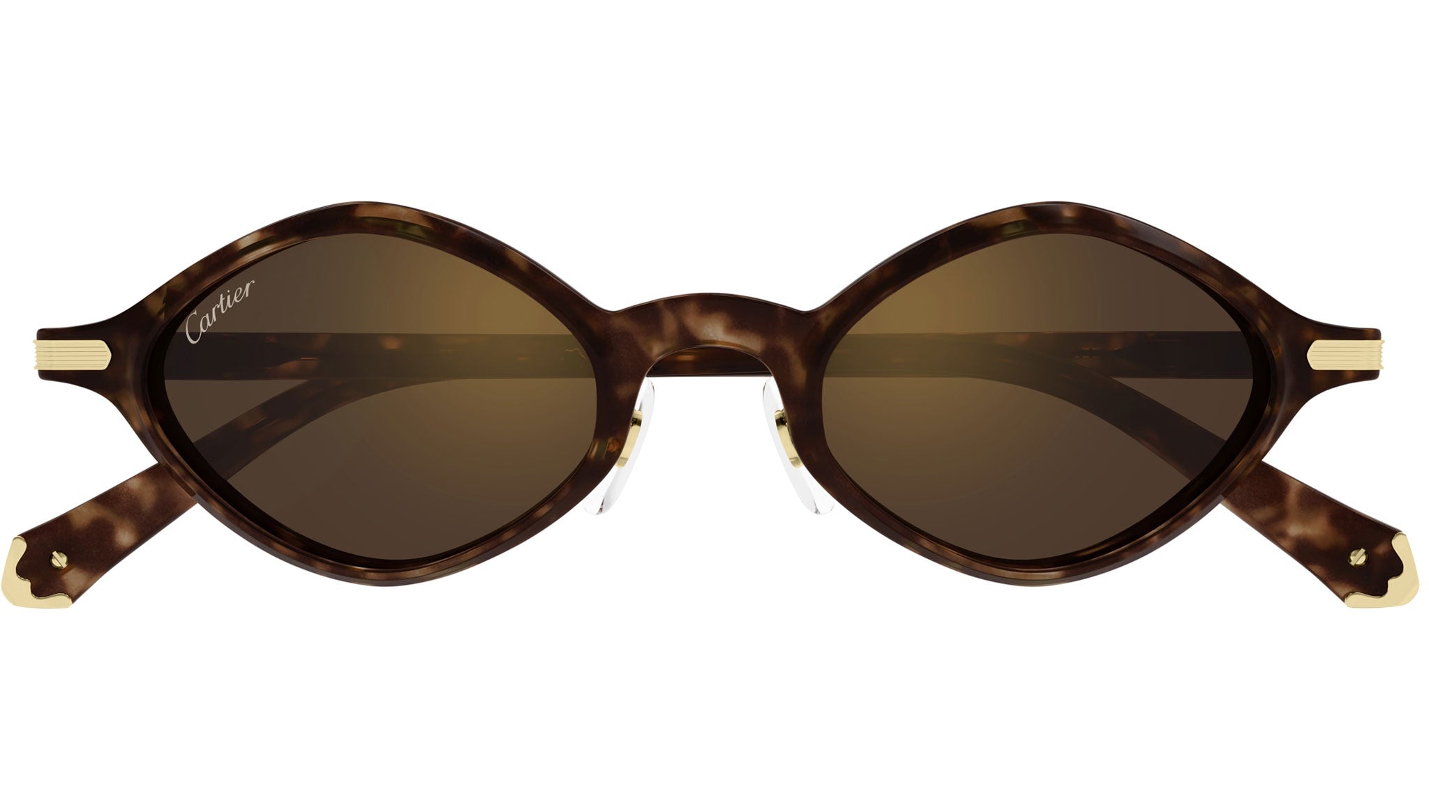 Cartier Première CT0540S Sunglasses 002 Dark Havana - eye-oo.com