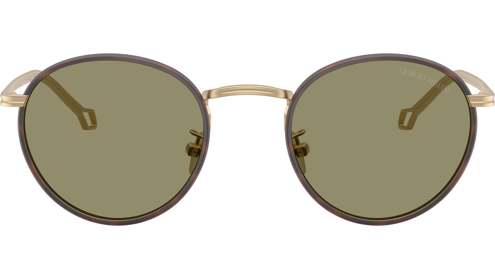 Armani AR 6163J Sunglasses 30022A Matte Pale Gold - eye-oo.com display picture 1