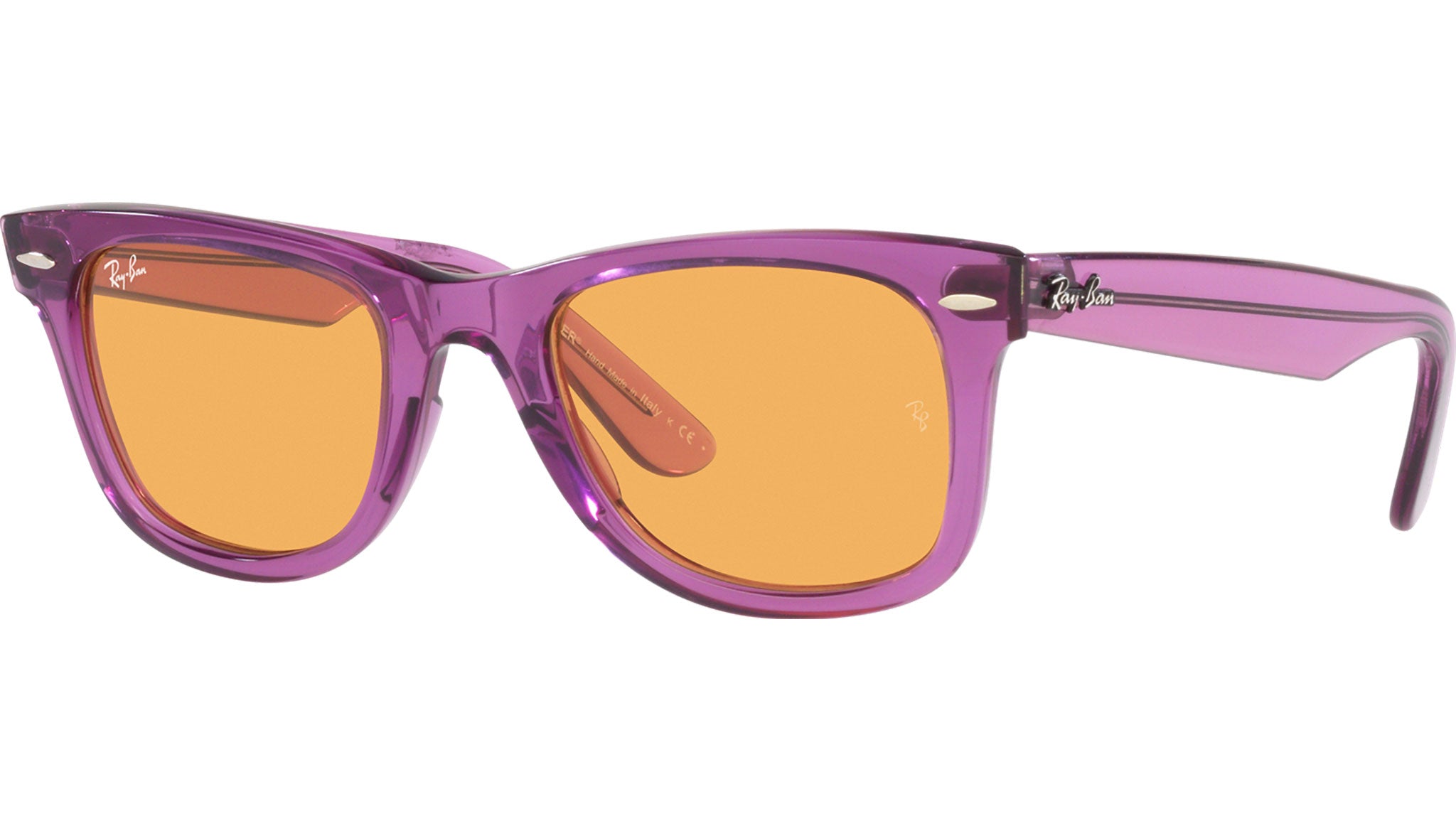 Ray-Ban Wayfarer RB2140 661313 Purple Sunglasses - eye-oo.com