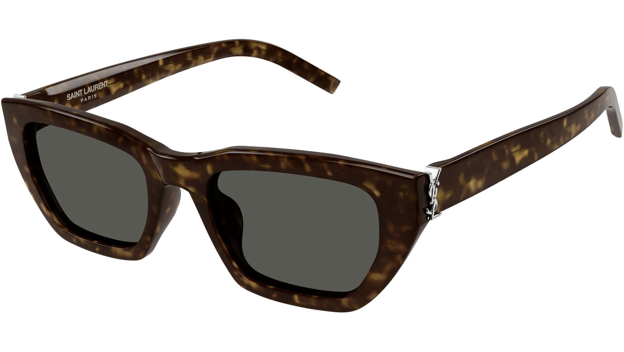 Saint Laurent SL M127/F Sunglasses 002 Dark Havana - eye-oo.com