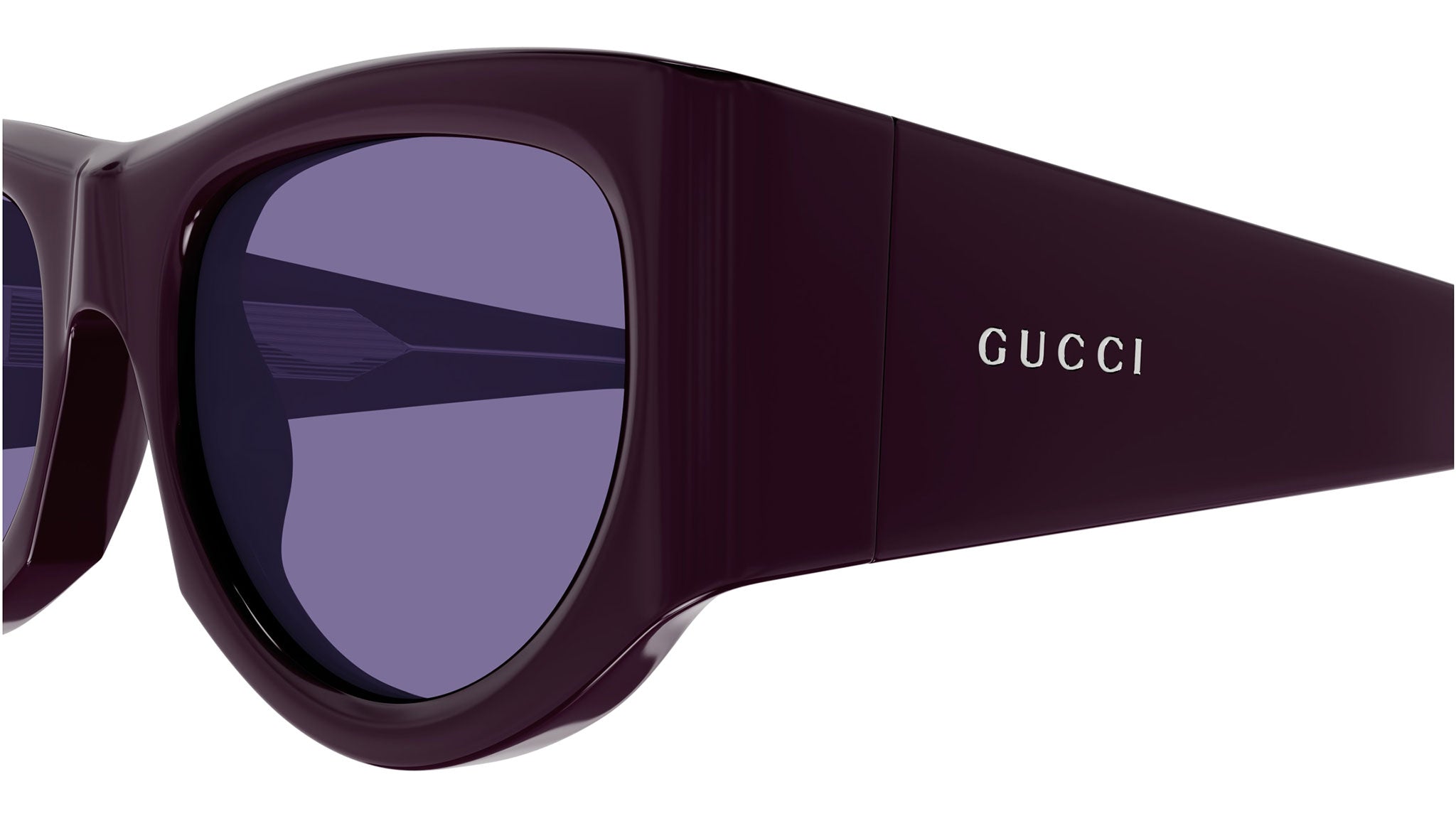 Gucci Women Sunglasses Violet Rectangular GG1917S 010 BRAND NEW 4df73891fdec7969f9d59e641b6a73  main image 3