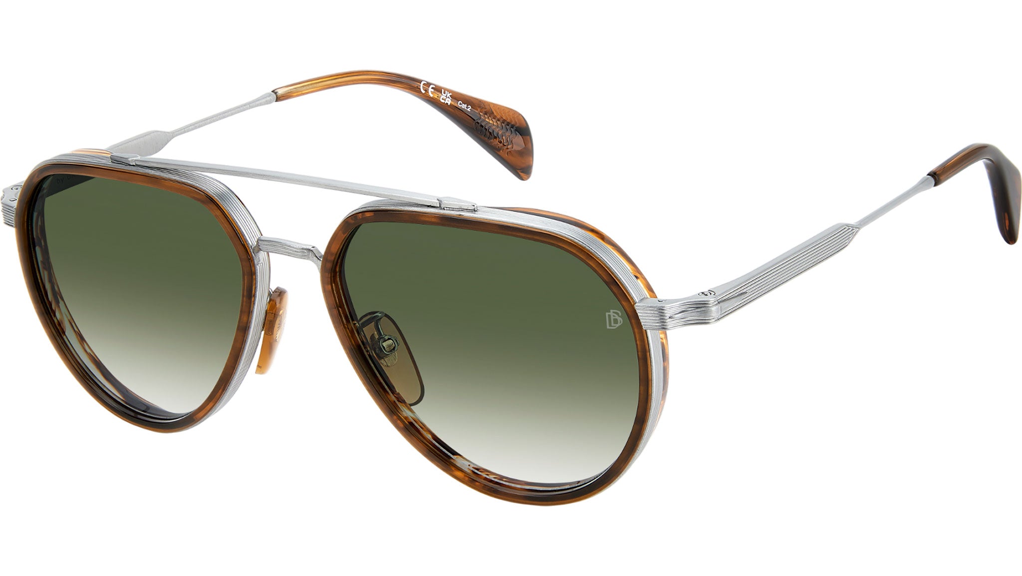 David Beckham DB 1226/G/S 9CI 8Z Sunglasses Palladium Brown - eye