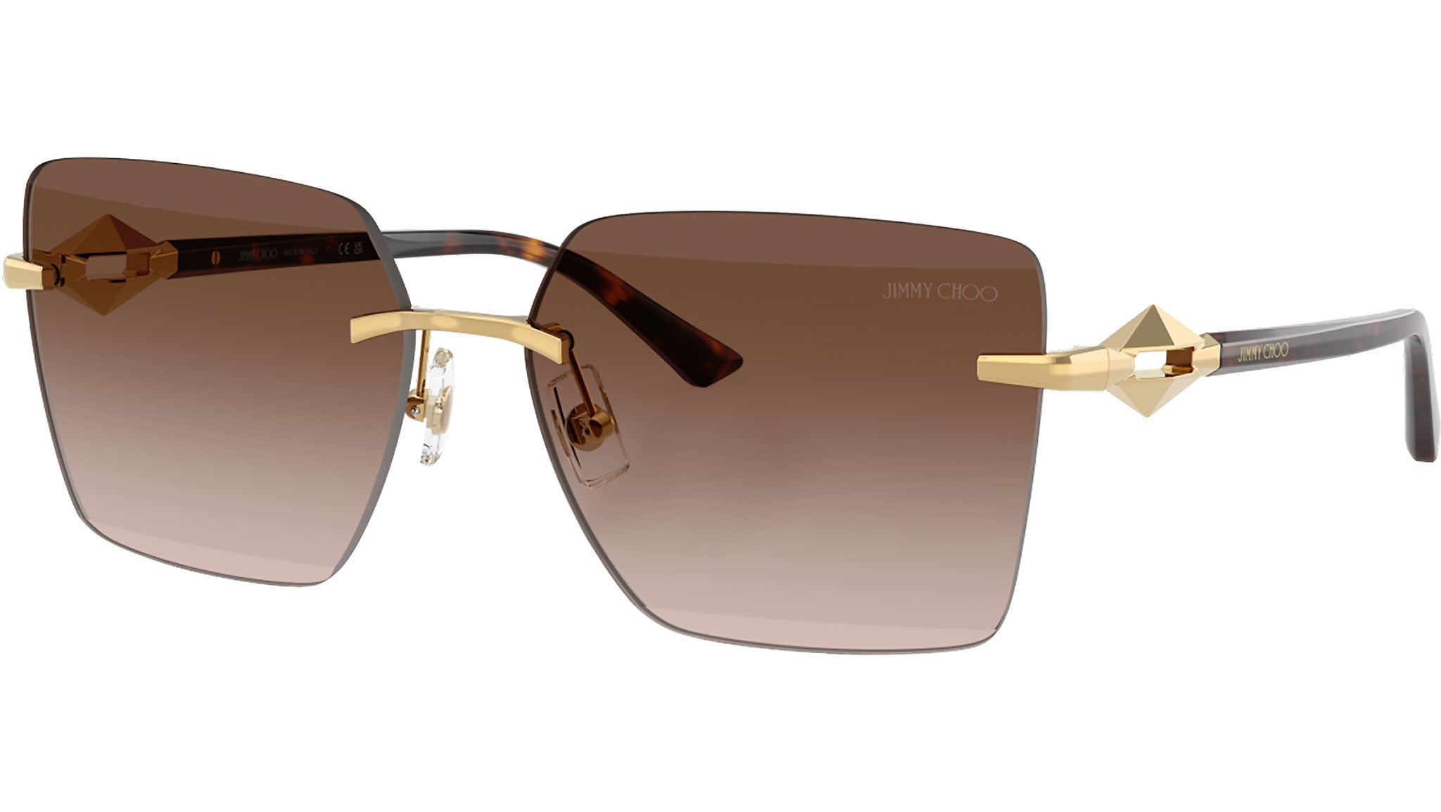 JC4018 Jimmy Choo Sunglasses 302313 Gold - eye-oo.com