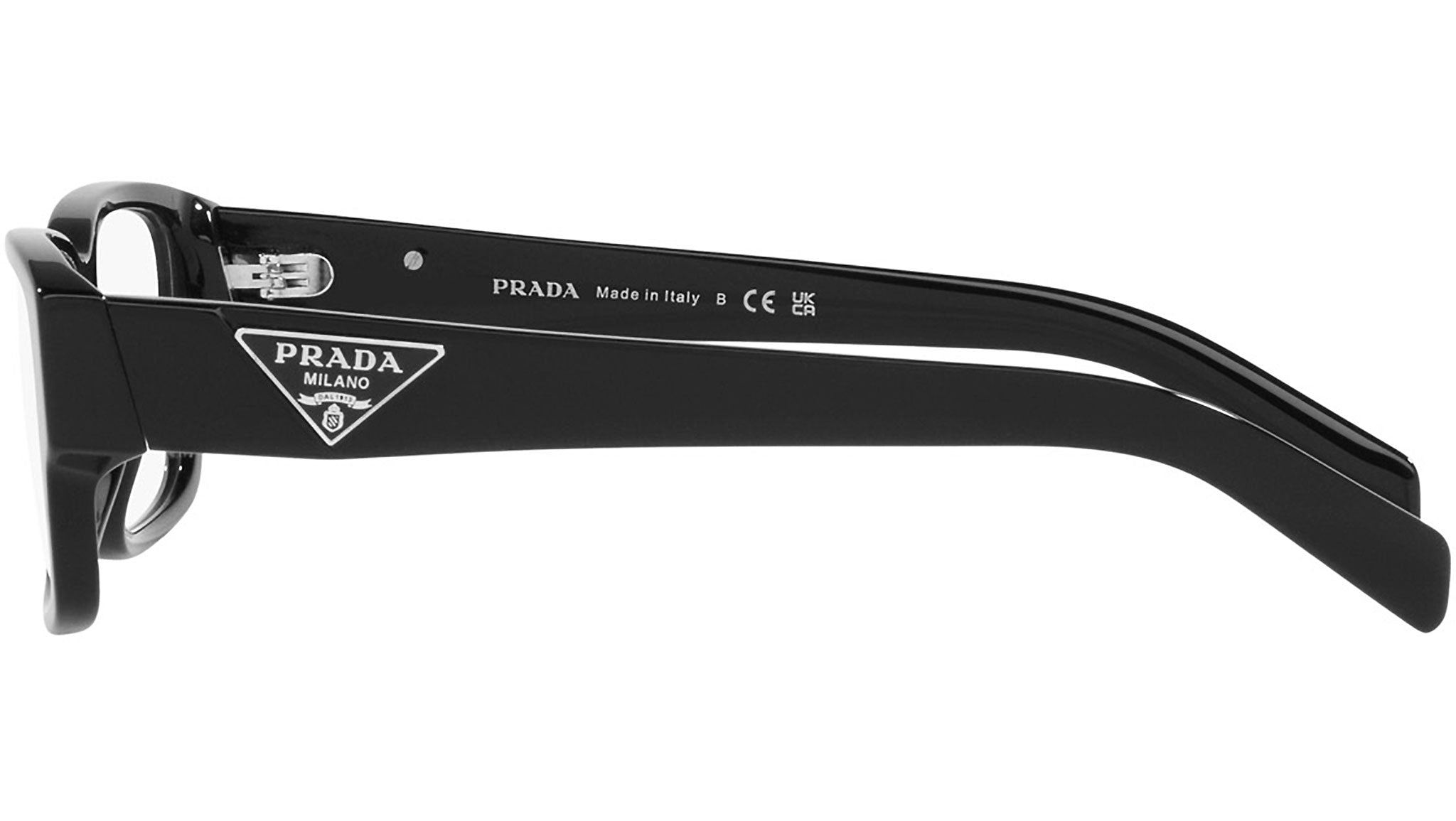 Prada PR 07ZV 1AB1O1 Optical Frame Black - eye-oo.com