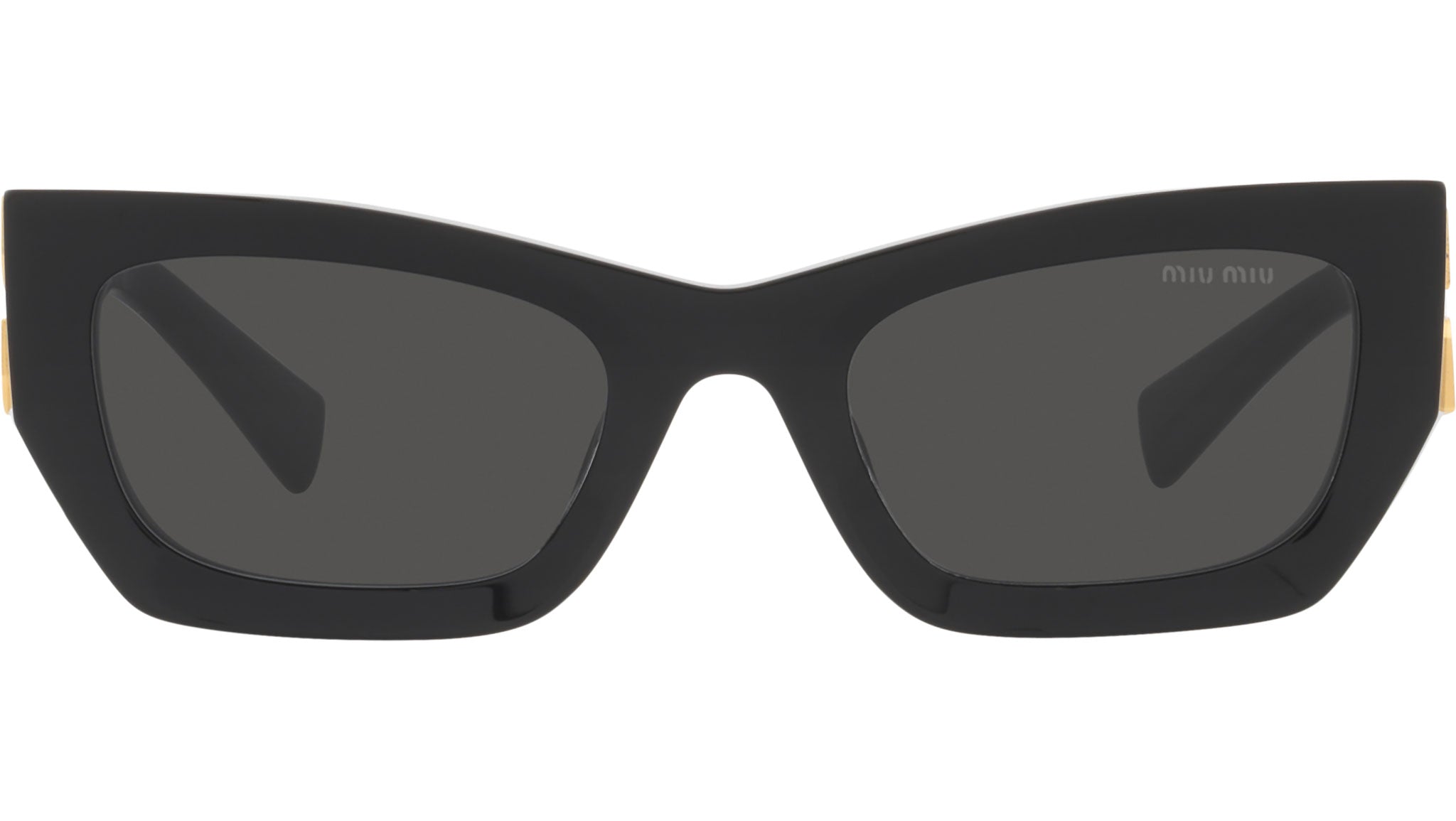 Miu Miu MU 09WS Sunglasses 1AB5S0 Black - eye-oo.com