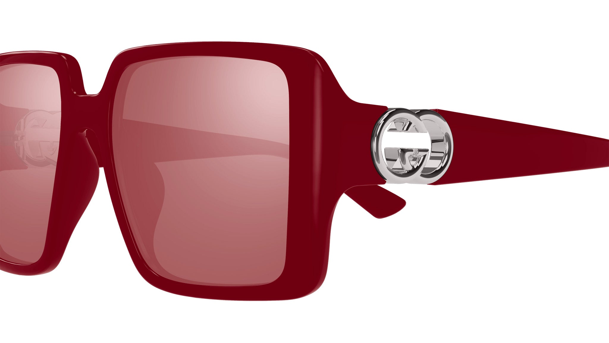 Gucci GG1692S 005 Sunglasses Burgundy Square Frame, Burgundy Lenses Gucci GG1692S 005 54 Sunglasses | Shade Station main image 4