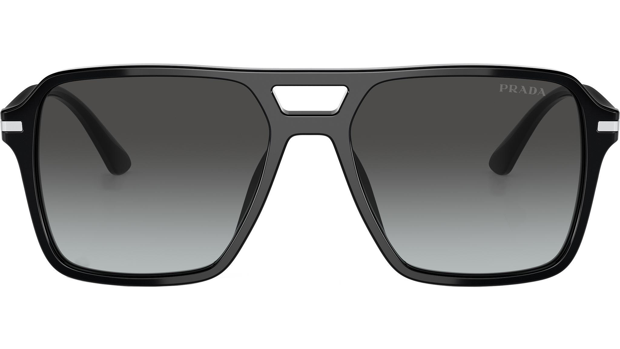 Prada PR 20YS Sunglasses 1AB06T Black - eye-oo.com