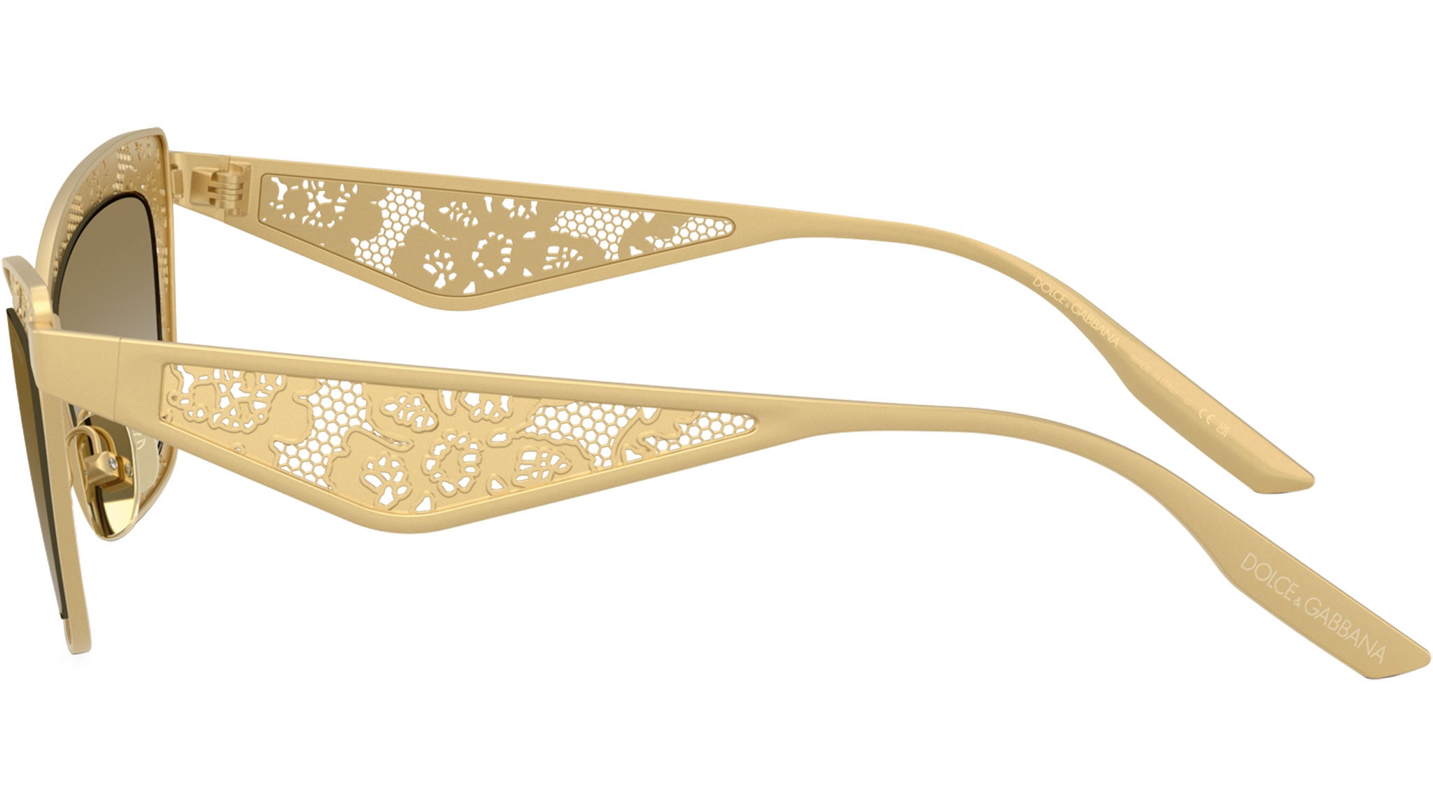 Dolce & Gabbana DG2311 Sunglasses 12246E Matte Gold - eye-oo.com