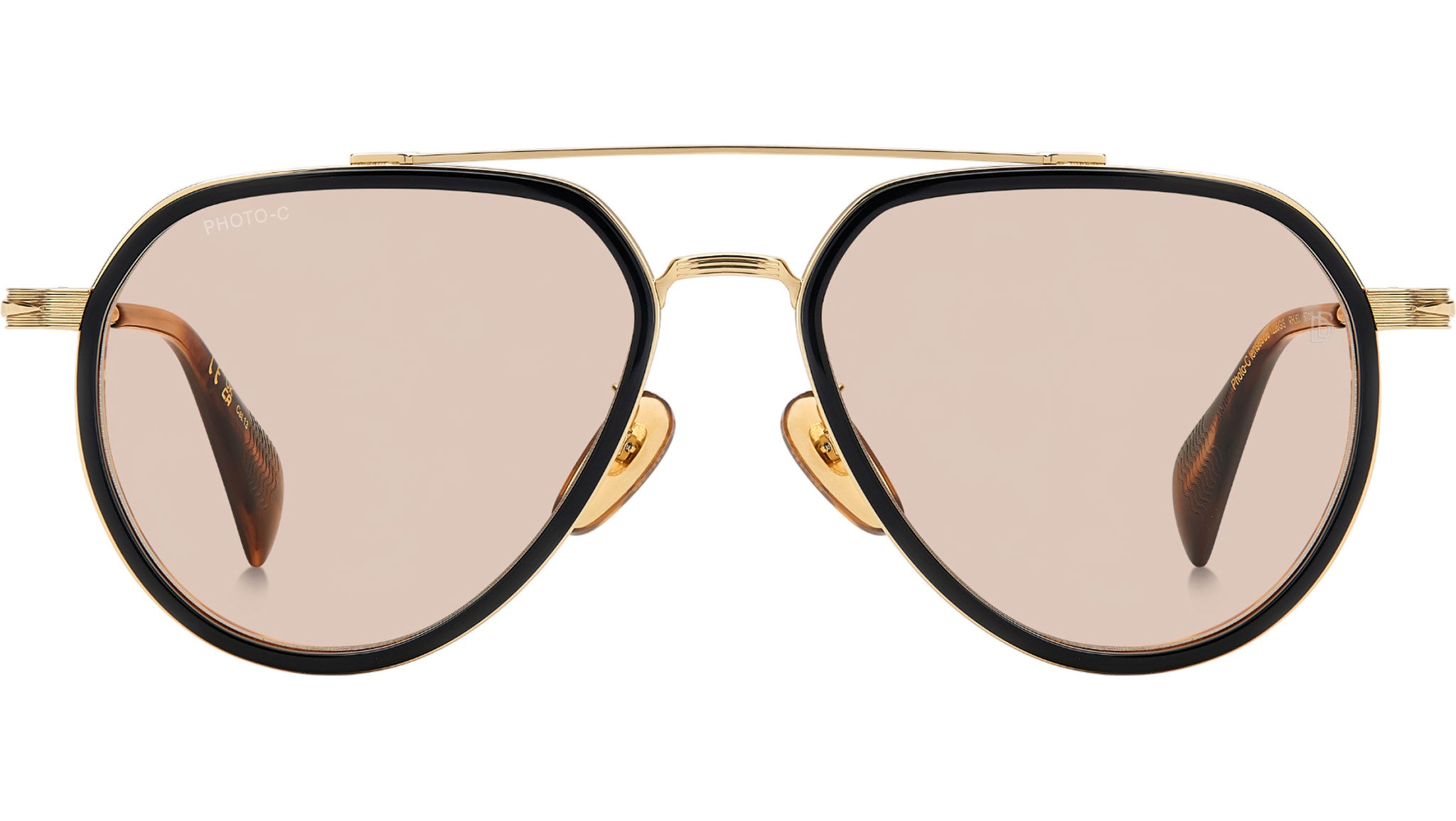 David Beckham DB 1226/G/S RHL 63 Sunglasses Gold Black - eye-oo.com