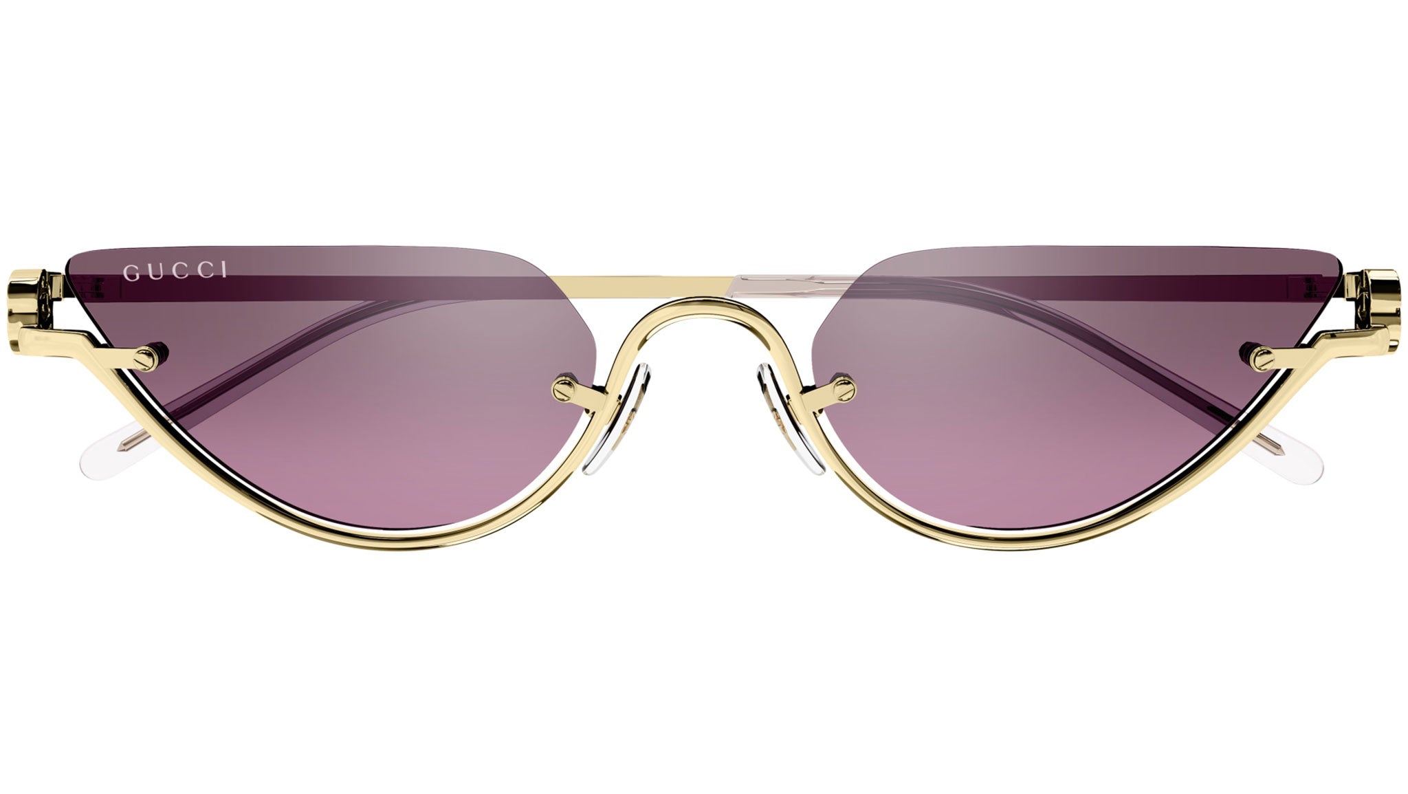 Gucci GG1603S 003 Sunglasses Shiny Gold - eye-oo.com