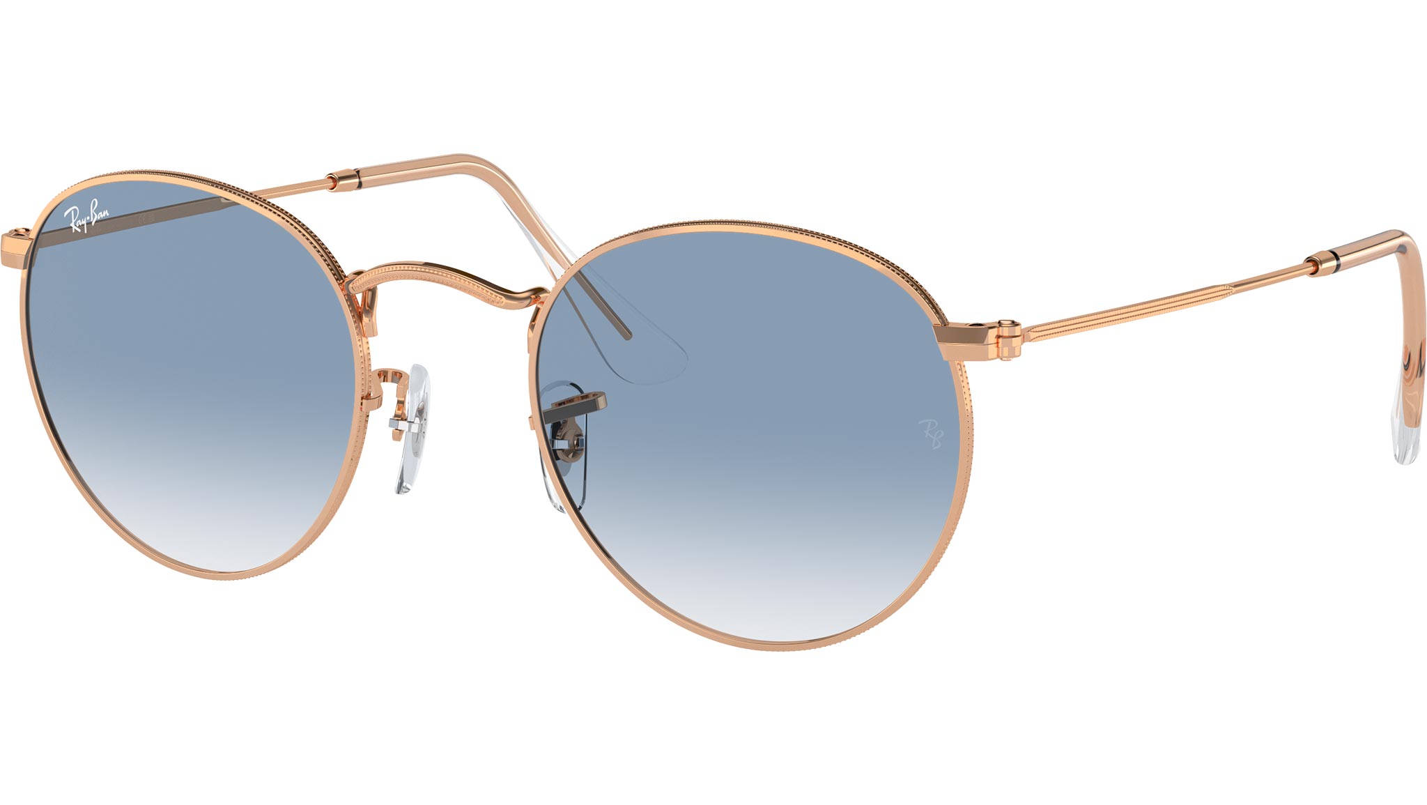Occhiali da sole Ray-Ban Round Metal RB3447 92023F Oro Rosa eye