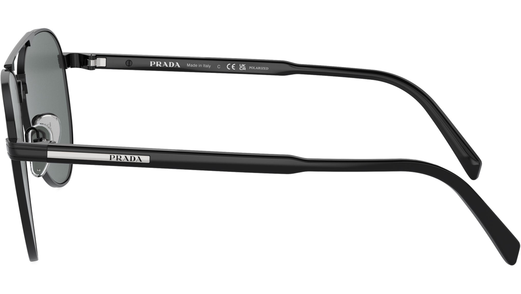 Prada PR A58S Sunglasses 1AB5Z1 Black - eye-oo.com