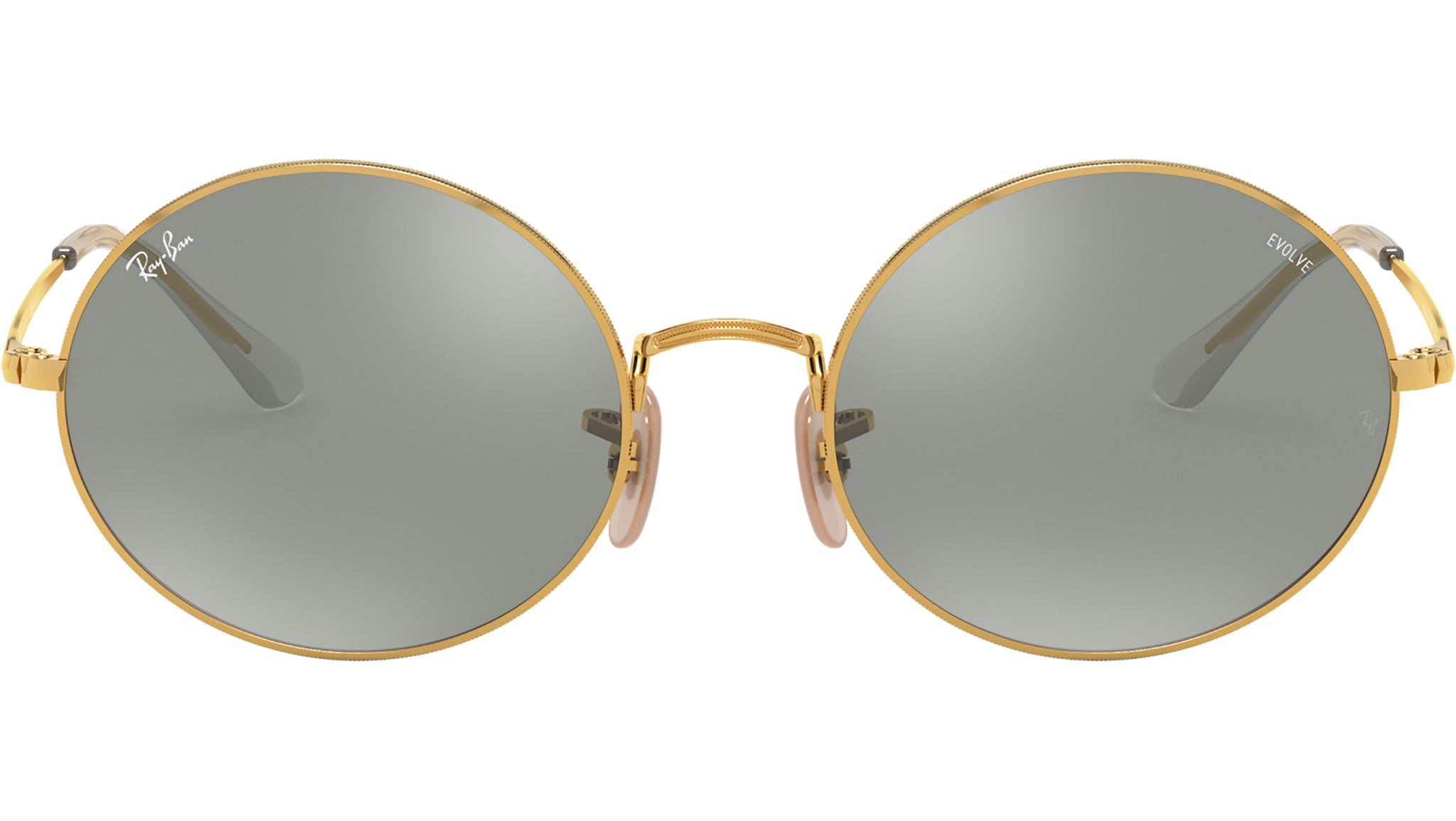 Ray-Ban Oval RB1970 001/W3 Gold Sunglasses