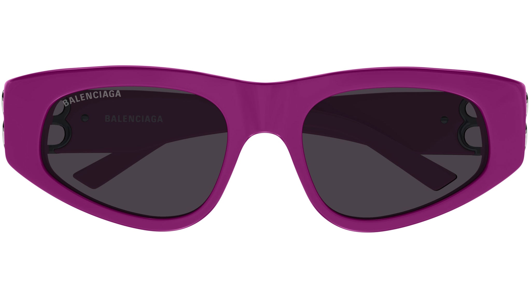 Balenciaga BB0095S 017 Fuchsia Grey Sunglasses - eye-oo.com display picture 2
