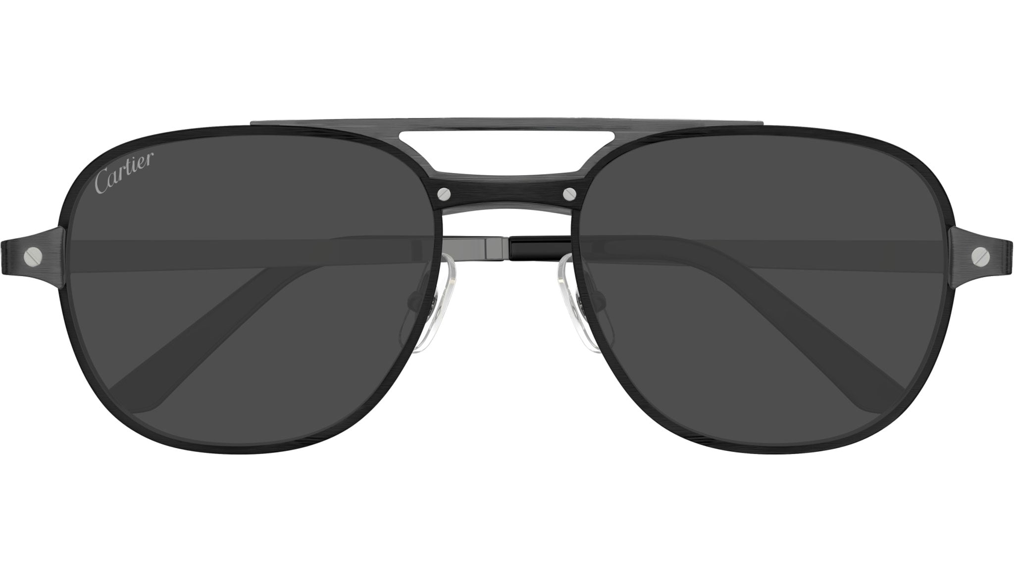 Cartier サングラス 1991年製 黒 Cartier CT0477S 002 Sunglasses Ruthenium Black - eye-oo.com