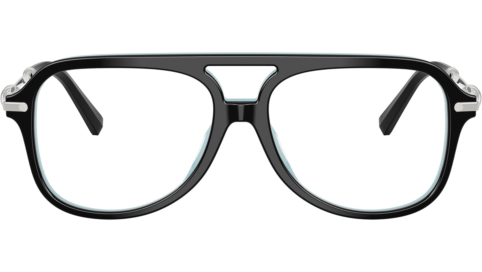 TF2283 Tiffany Glasses 8055 Black On Tiffany Blue - eye-oo.com