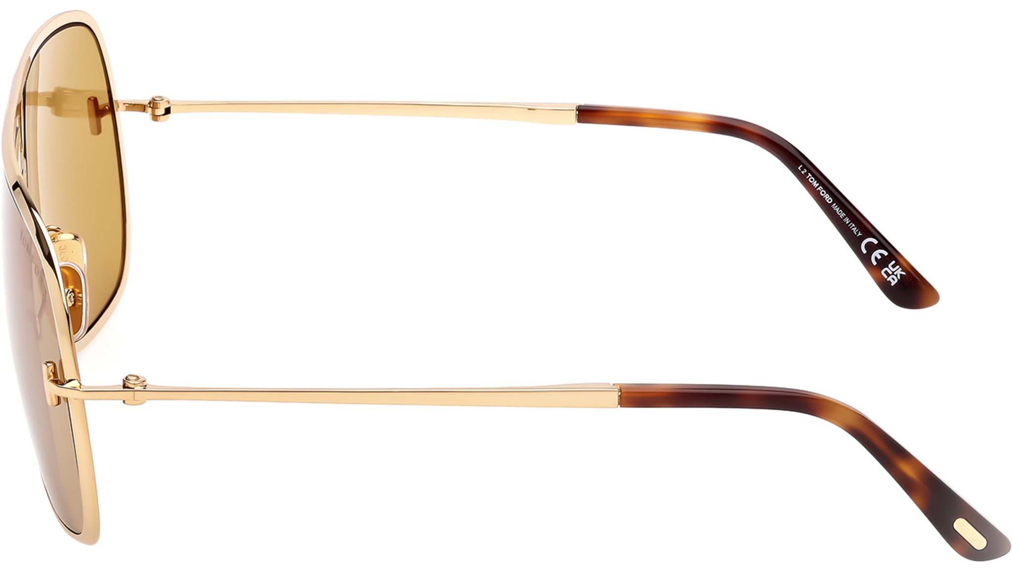 Tom Ford Stavros Sunglasses FT1204 30E Shiny Deep Gold - eye-oo.com