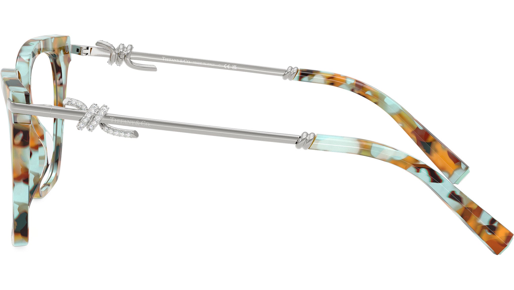 TF2284B Tiffany Glasses 8441 Blonde Tiffany Havana - eye-oo.com