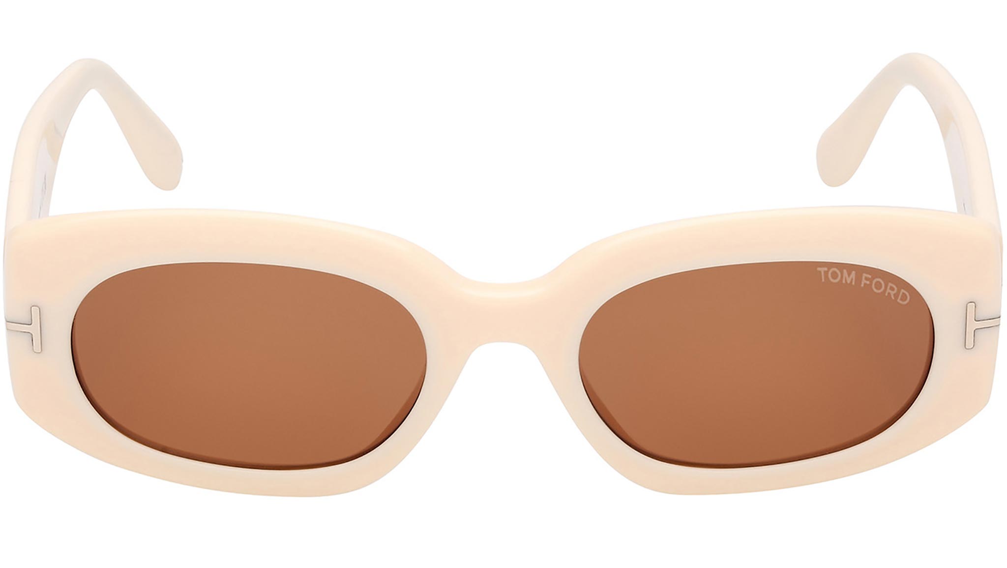 Tom Ford Cielle Sunglasses FT1187 25E Shiny Ivory - eye-oo.com display picture 2