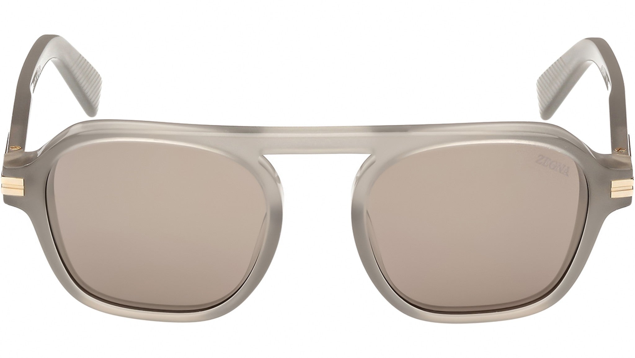 Zegna EZ0241 20L Sunglasses Shiny Grey - eye-oo.com
