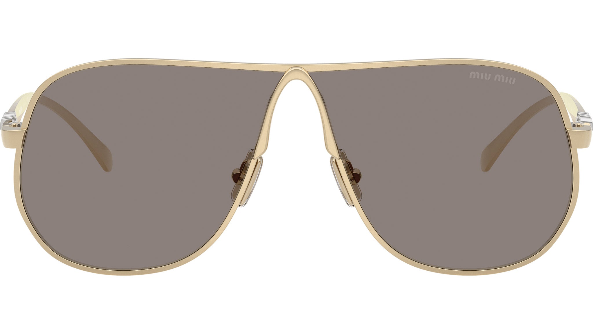 Miu Miu MUA56S Sunglasses ZVN80Q Pale Gold - eye-oo.com