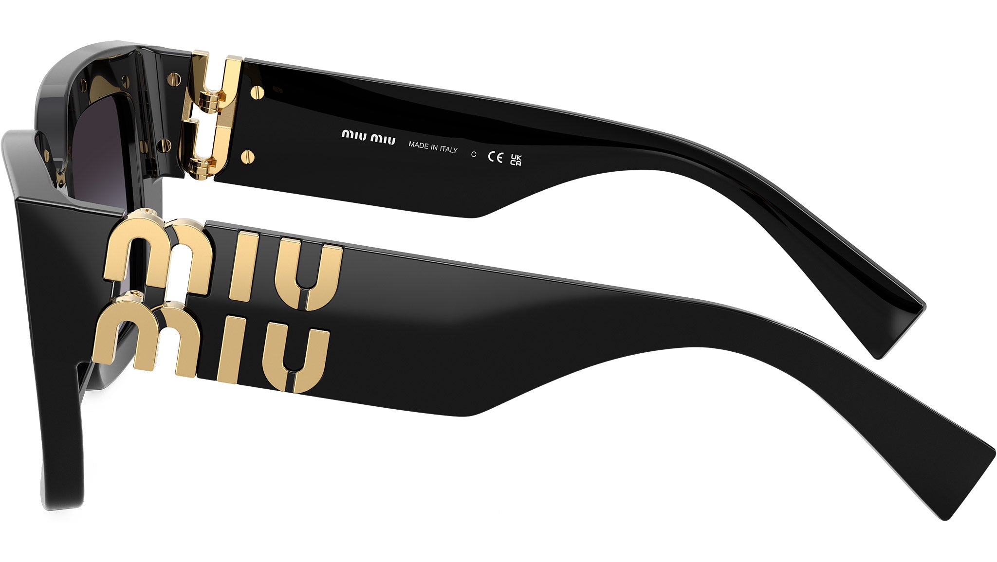 Miu Miu MUB05S Sunglasses 16K90A Black - eye-oo.com