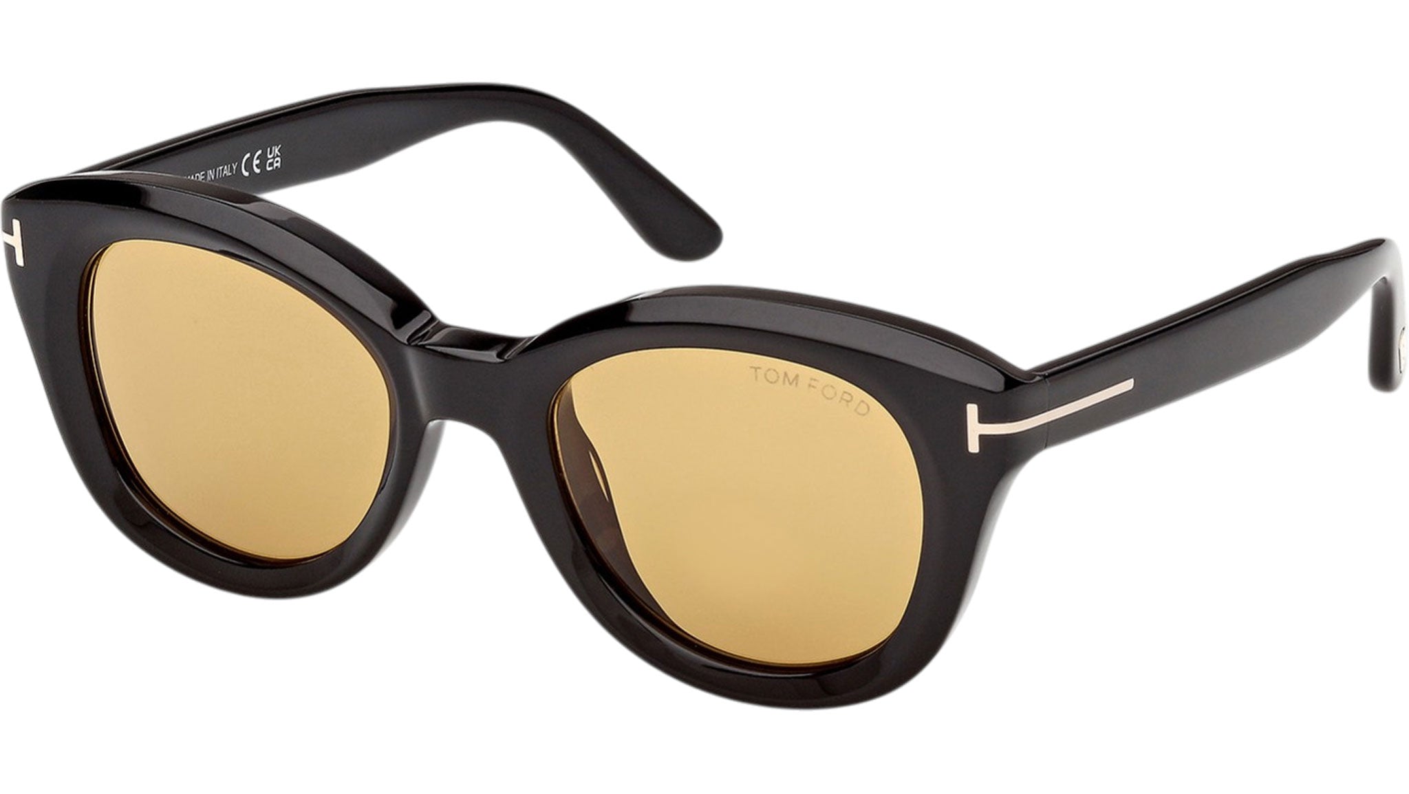 Tom Ford Nika-02 Sunglasses FT1344 01E Shiny Black - eye-oo.com