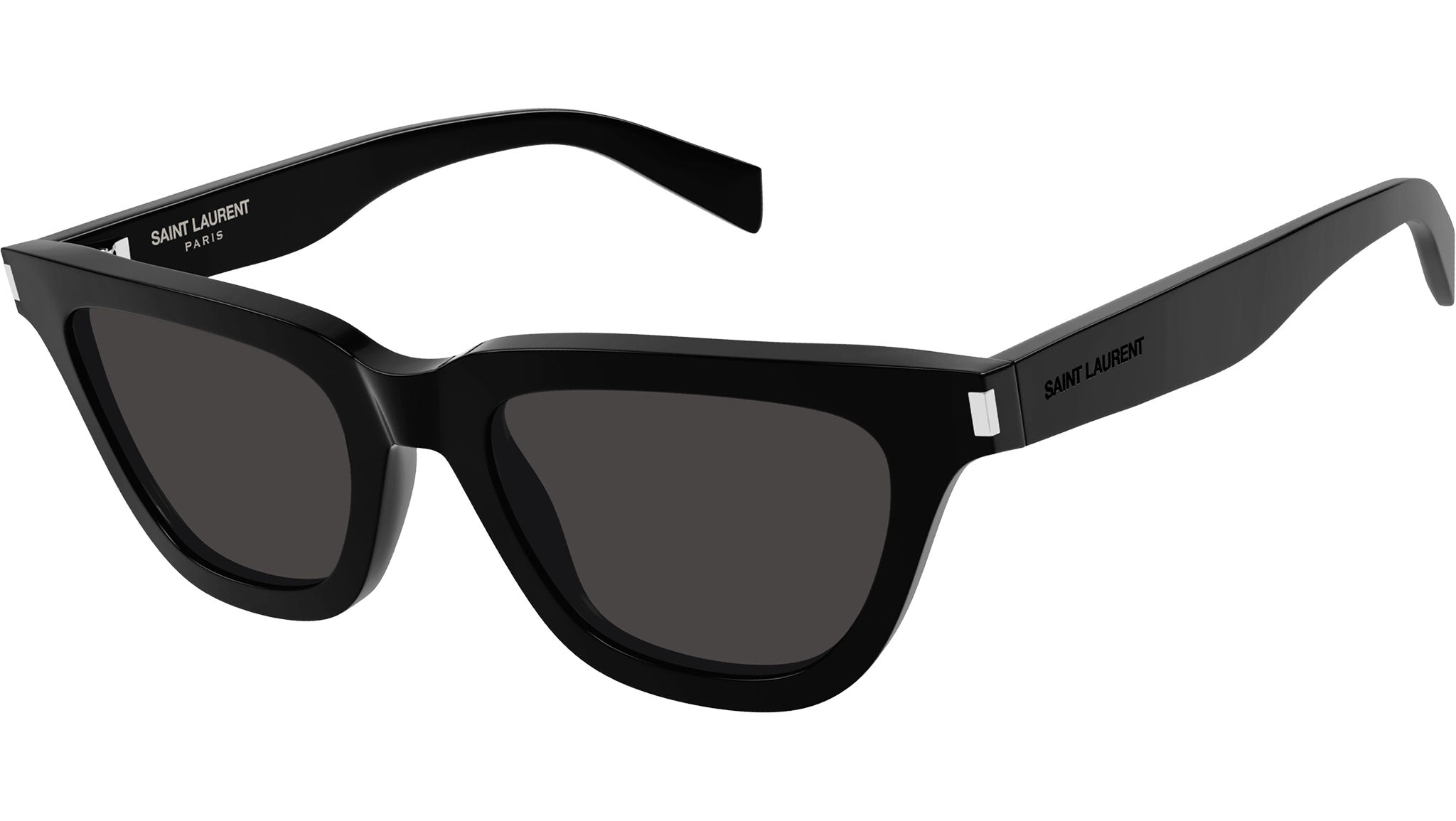 Saint Laurent SL 462 Sulpice 001 Shiny Black Sunglasses - eye-oo.com