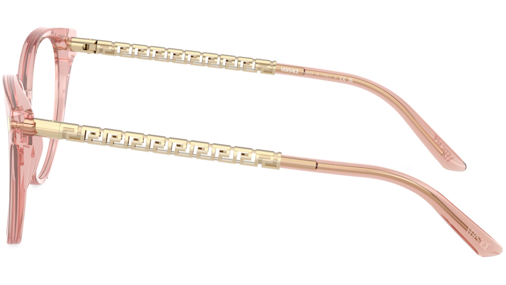 Versace VE3353 Optical Frame 5323 Transparent Pink