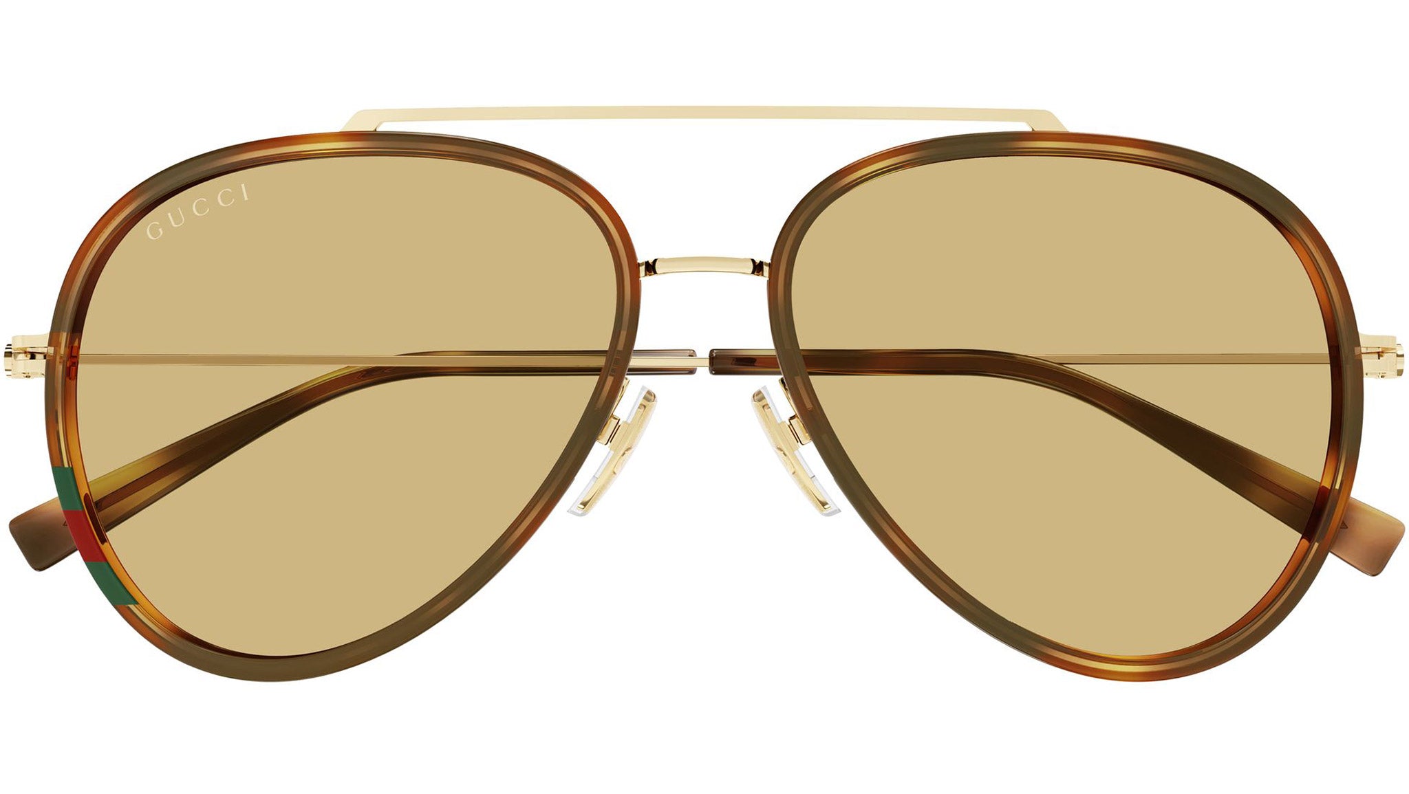 GUCCI アビエーターサングラス ゴールドGG1906 メンズ Aviator frame sunglasses in gold-toned metal | GUCCI® US