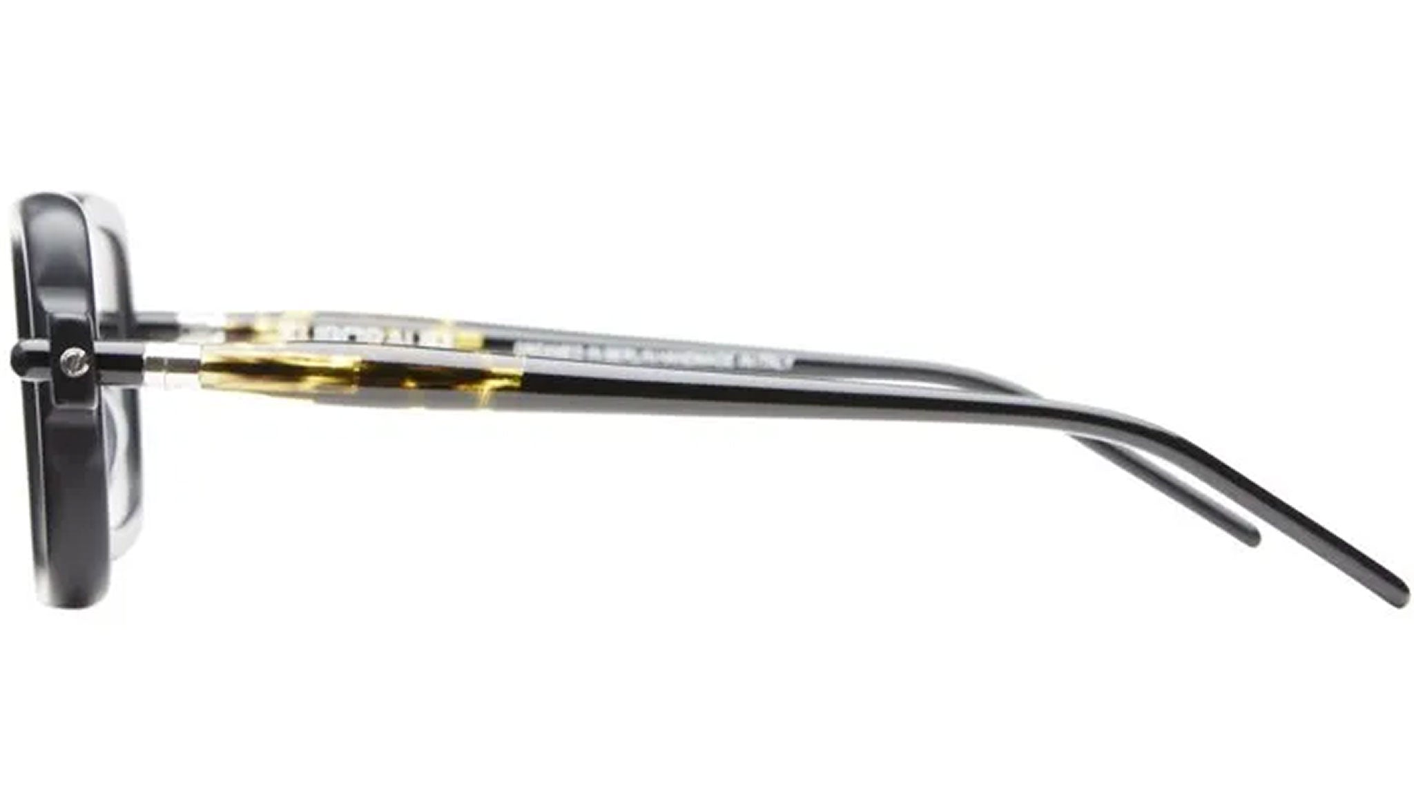 Kuboraum P2 BM YH Black Matt Yellow Optical Frame - eye-oo.com