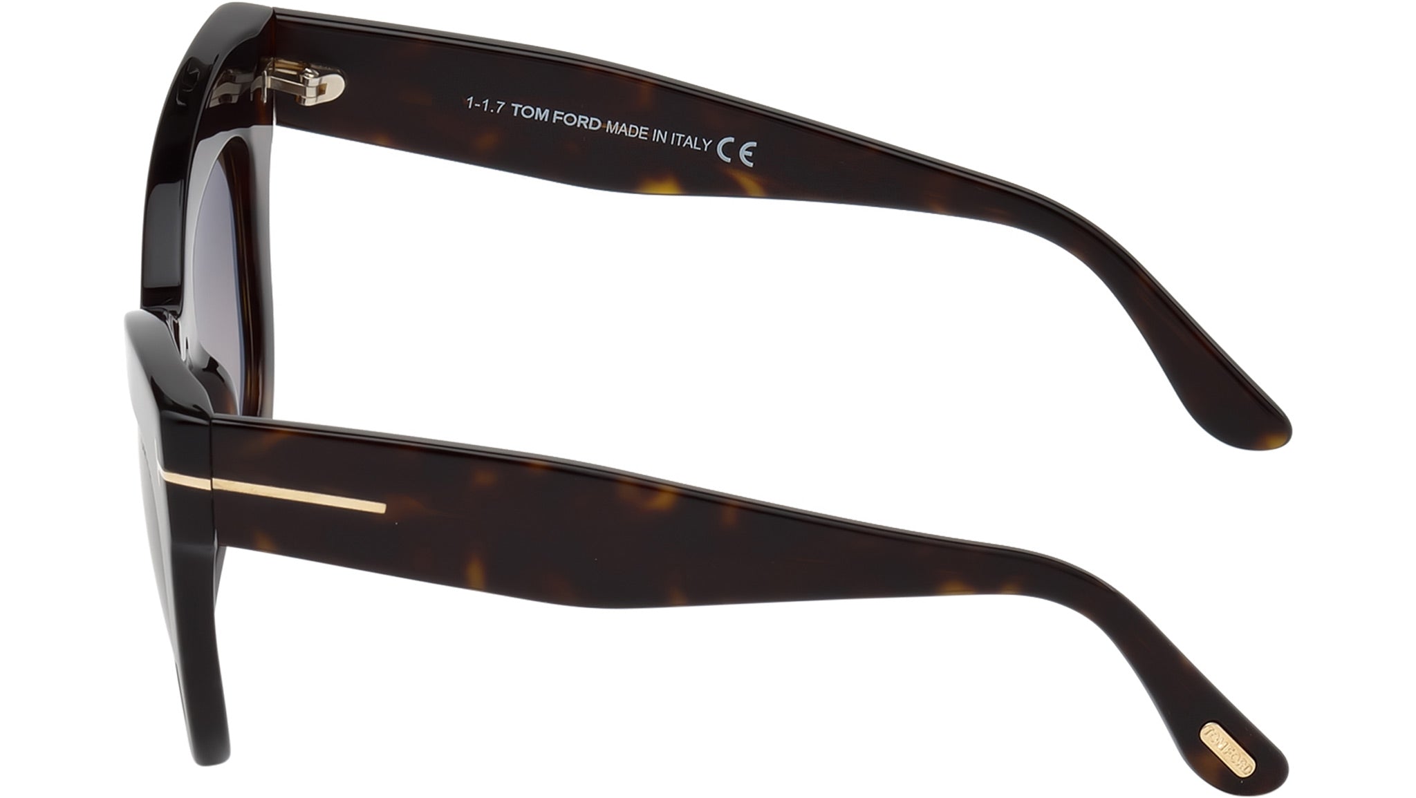 Tom Ford Karina TF612 52K Women’s Sunglasses Brown Gradient Italy Oversized Tom Ford Karina Sunglasses FT0612 52K Dark Havana - eye-oo.com main image 3