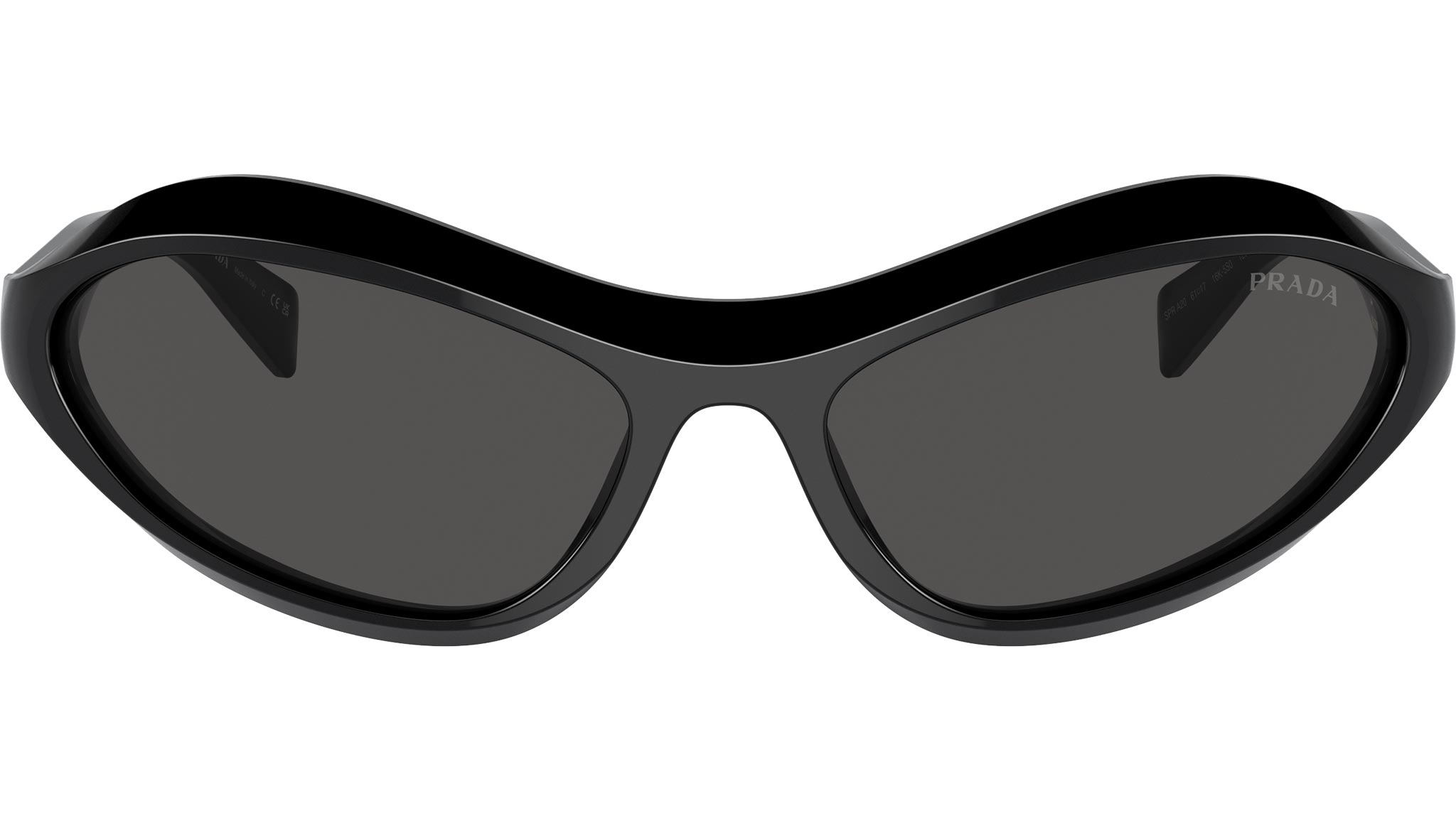 Prada 61mm Black Oval Sunglasses PRADA EYEWEAR Oval-frame metal sunglasses | NET-A-PORTER main image 4