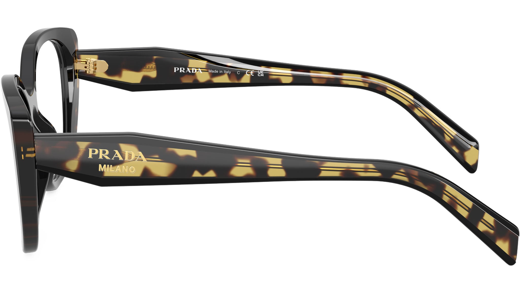 極上！prada eyeglass bi-color made in Italy Prada VPR C04 Square Glasses | Fashion Eyewear US